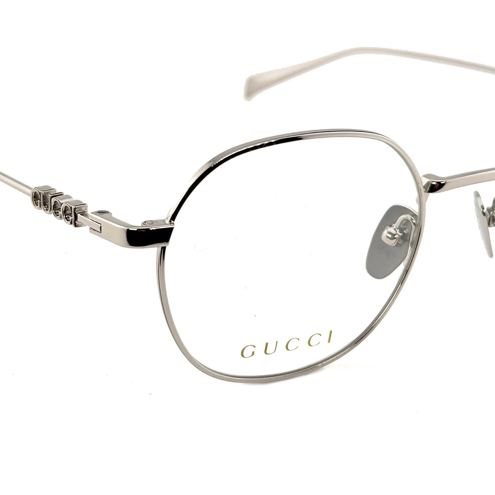 Gucci GUCCI GG1939O 1939 Silver Classic Unisex Eyeglasses 002 Size ONE SIZE - 8 Thumbnail
