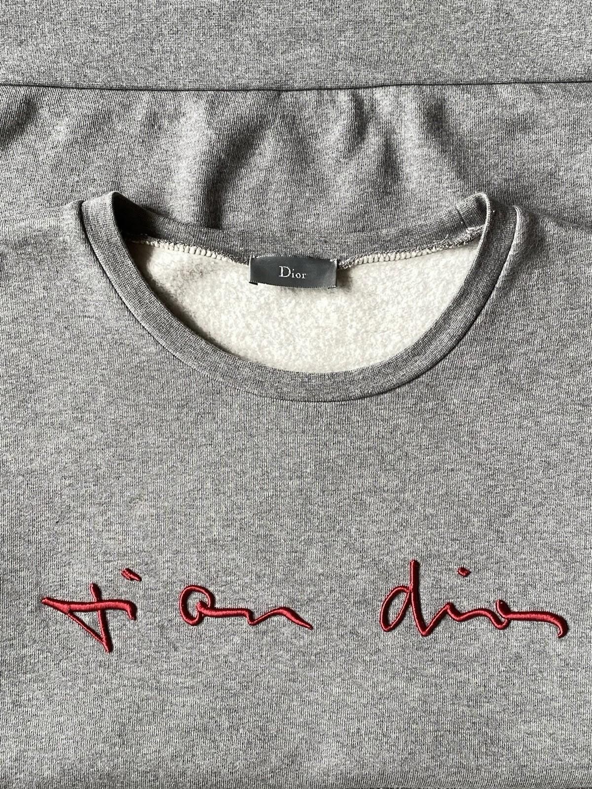 Dior 2013 Dior Homme by Kris Van Assche Sweatshirt Logo Size US L / EU 52-54 / 3 - 2 Thumbnail