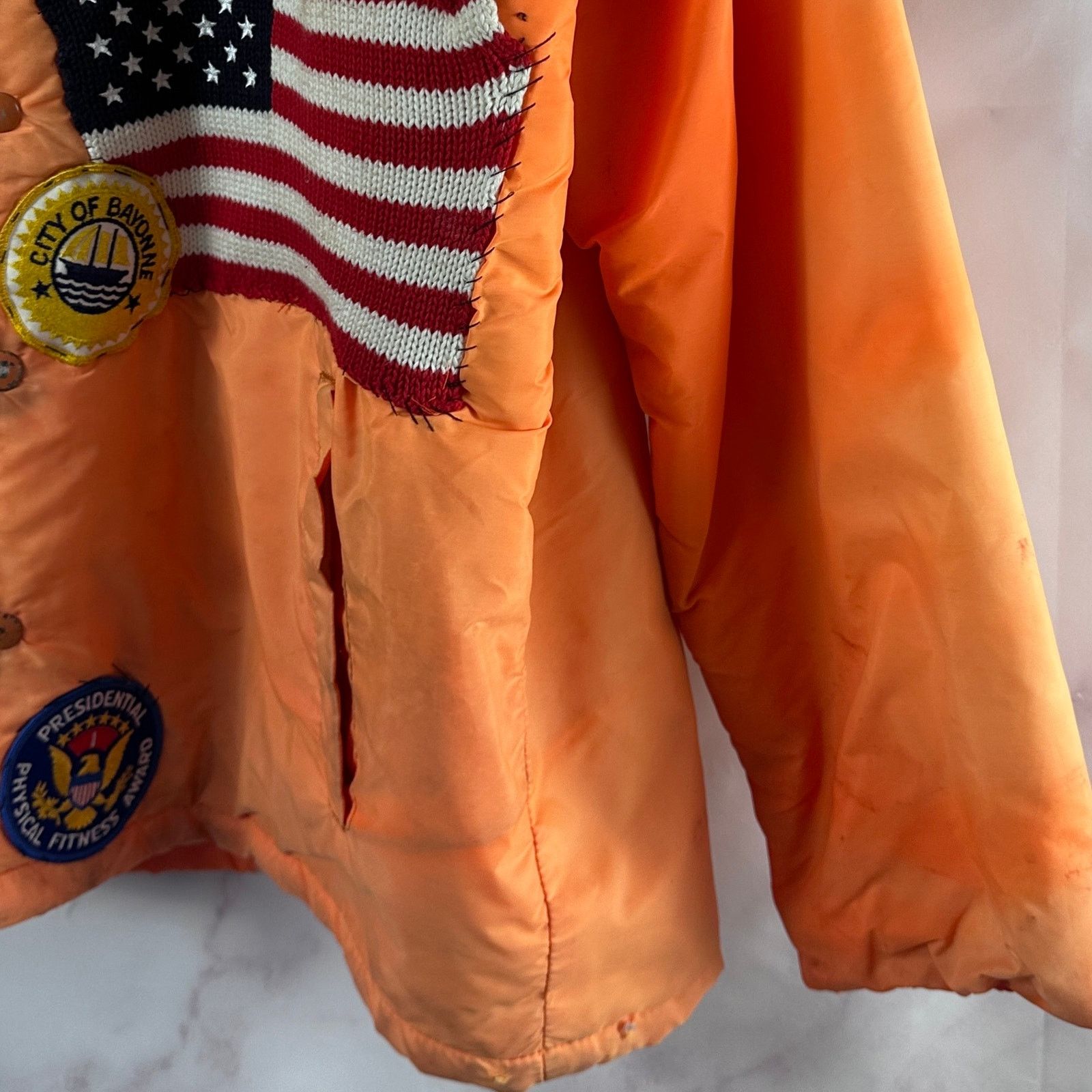 Vintage Vintage A$AP Bari Orange 70s Patch Coach Jacket Size US L / EU 52-54 / 3 - 7 Thumbnail