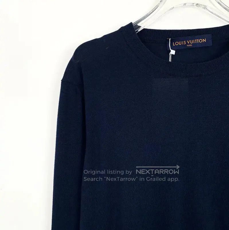 Louis Vuitton Louis Vuitton Men's Navy Cotton Sweater . Size US M / EU 48-50 / 2 - 3 Thumbnail