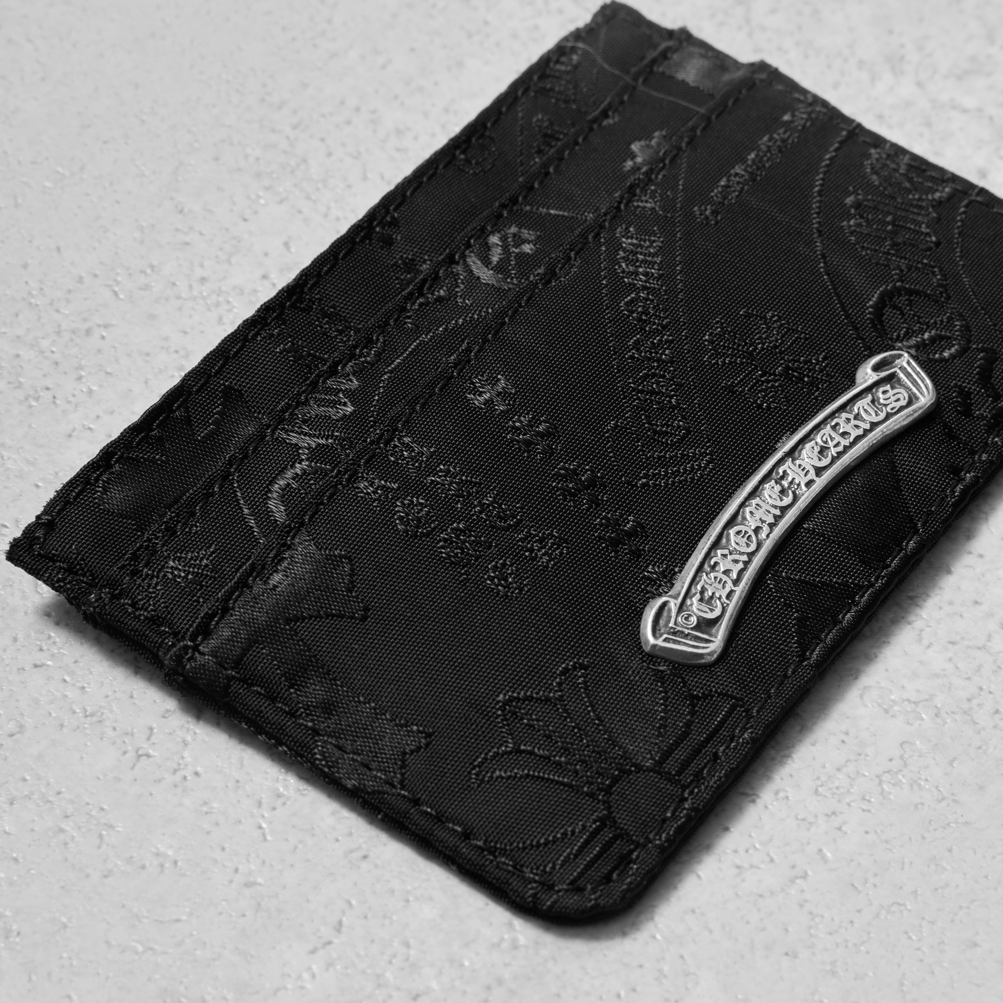 Chrome Hearts CHROME HEARTS Motif Nylon Scroll Label Card Holder Multi Size ONE SIZE - 4 Thumbnail