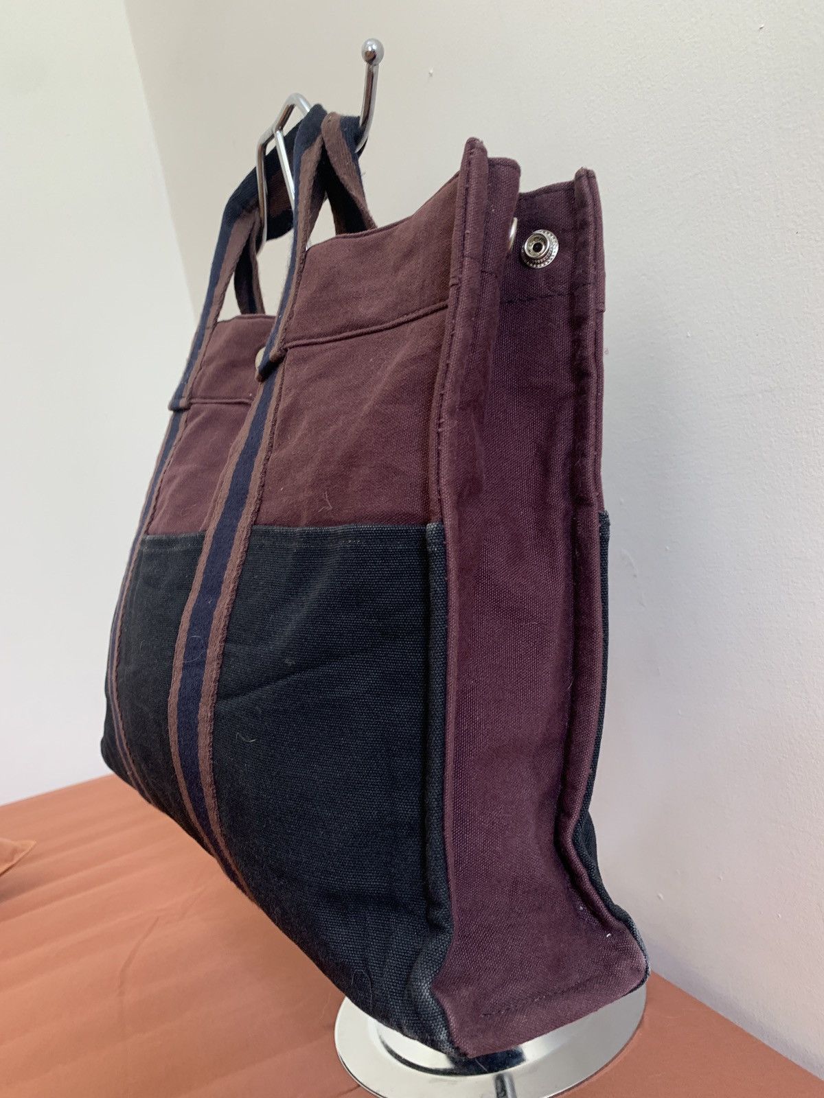 Hermes HERMES - Paris Tote Bag Canvas Size ONE SIZE - 4 Thumbnail