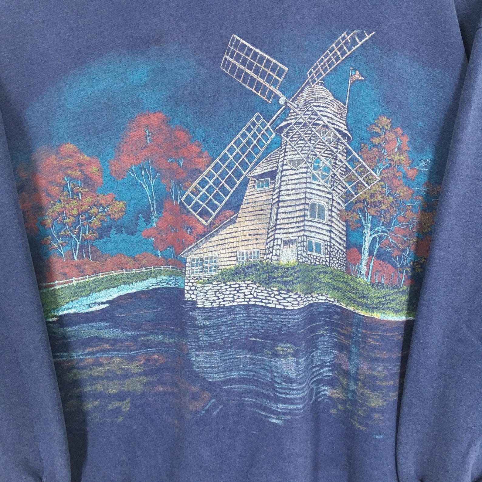 Vintage Vintage 90s Nutcracker Sweatshirt Windmill Lake Graphic Size US M / EU 48-50 / 2 - 4 Thumbnail