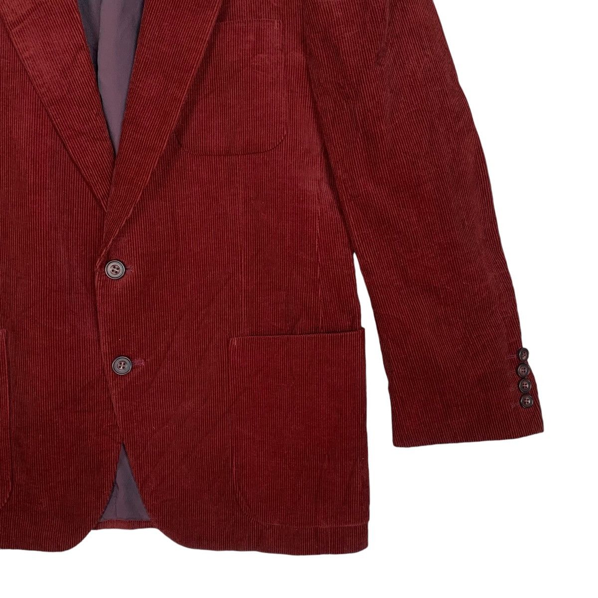 Calvin Klein CK Calvin Klein America Designer Luxury Corduroy Blazer Size S / US 4 / IT 40 - 6 Thumbnail