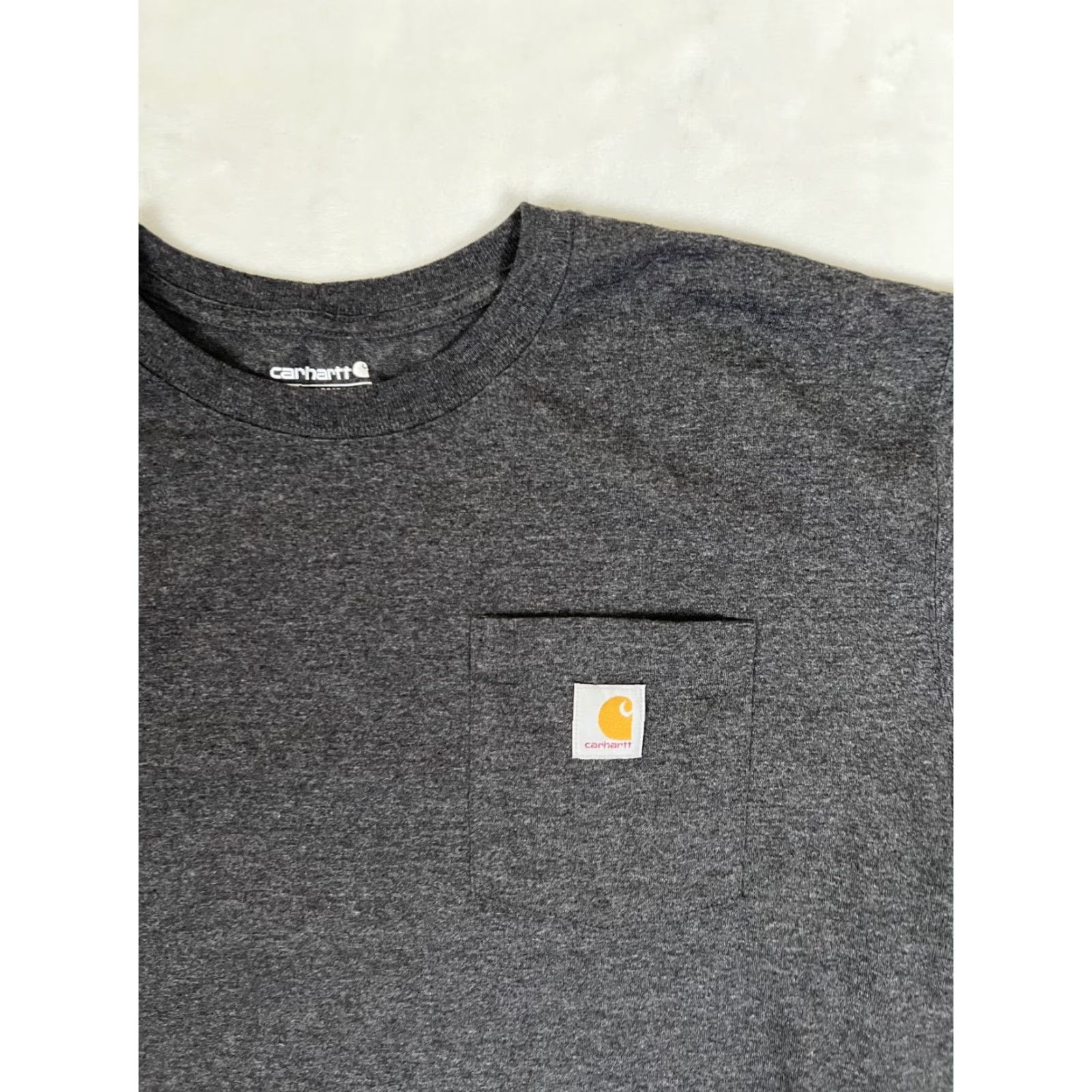 Carhartt VINTAGE Carhartt Pocket Tee T-Shirt XL Loose Fit Mens Gray Heather Cachet? Size US XL / EU 56 / 4 - 2 Thumbnail