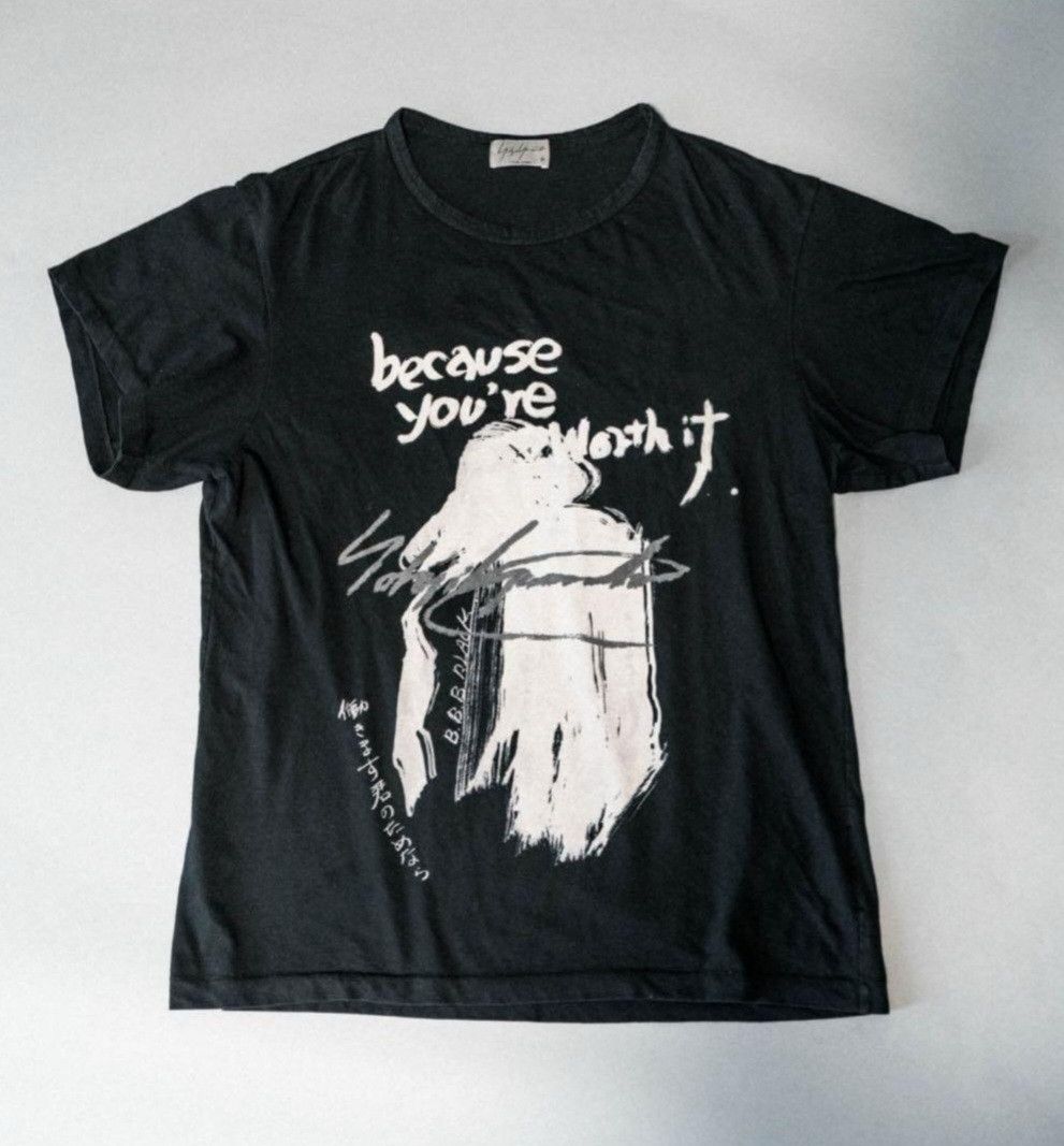 Yohji Yamamoto Yohji Yamamoto Pour Homme Ultima Discharged Dye Print Tee Size US M / EU 48-50 / 2 - 1 Thumbnail