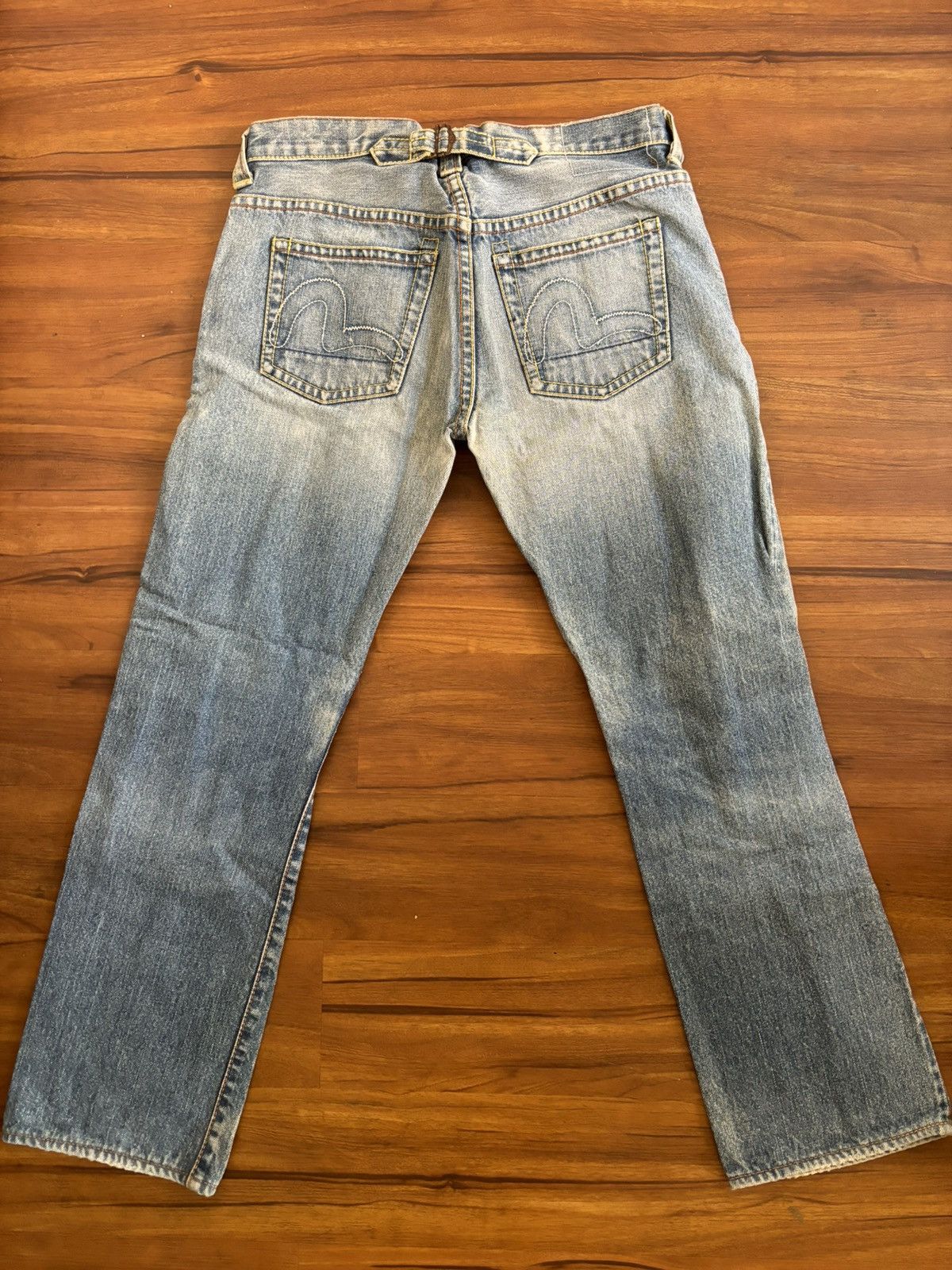 image of Evisu Genes Light Blue Denim, Men's (Size 30)