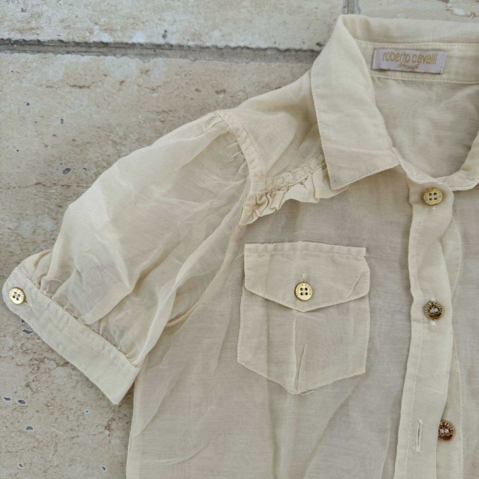 Roberto Cavalli Roberto Cavalli Shirt for Girls, Size 6/122, Cotton/Silk Size M / US 6-8 / IT 42-44 - 2 Thumbnail