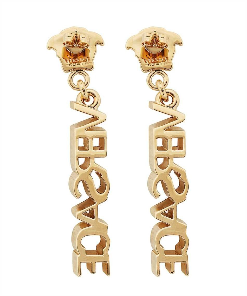 Versace o1s22i1n1024 Size: OS / Logo Pendant Earrings in Gold Size ONE SIZE - 2 Thumbnail