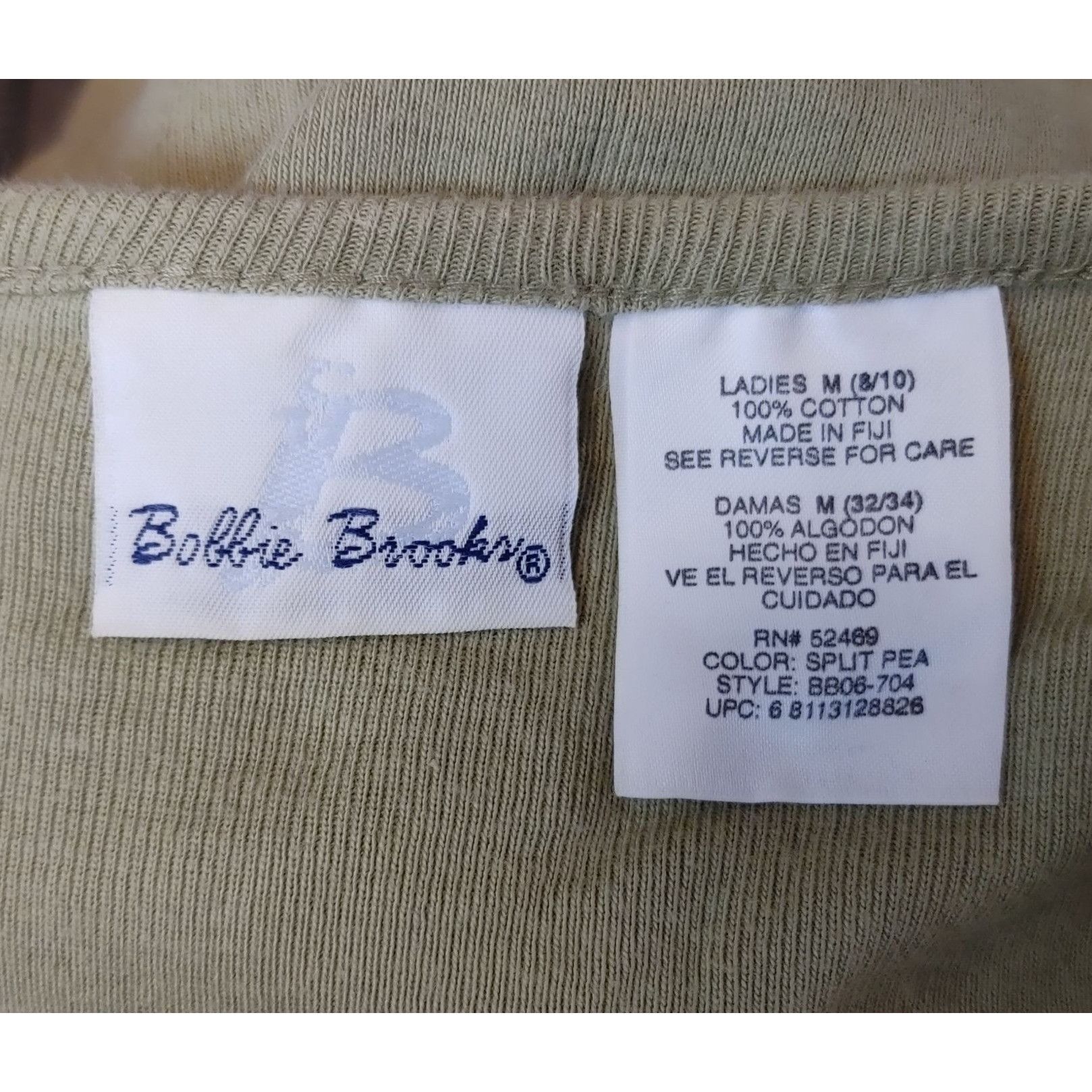 Other BOBBIE BROOKS Womens M Tan Casual Basic Short Sleeve T-Shirt Size M / US 6-8 / IT 42-44 - 3 Thumbnail
