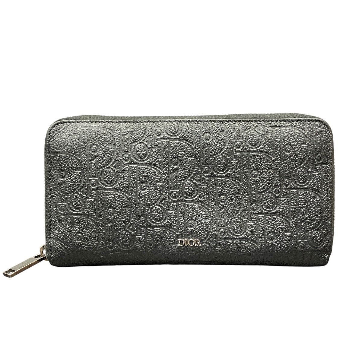 Dior Dior Dior Gravity Leather Long Wallet Leather Long Wallet 2ESBC252FLG_H00N DUTY FREE for USA Size ONE SIZE - 1 Thumbnail