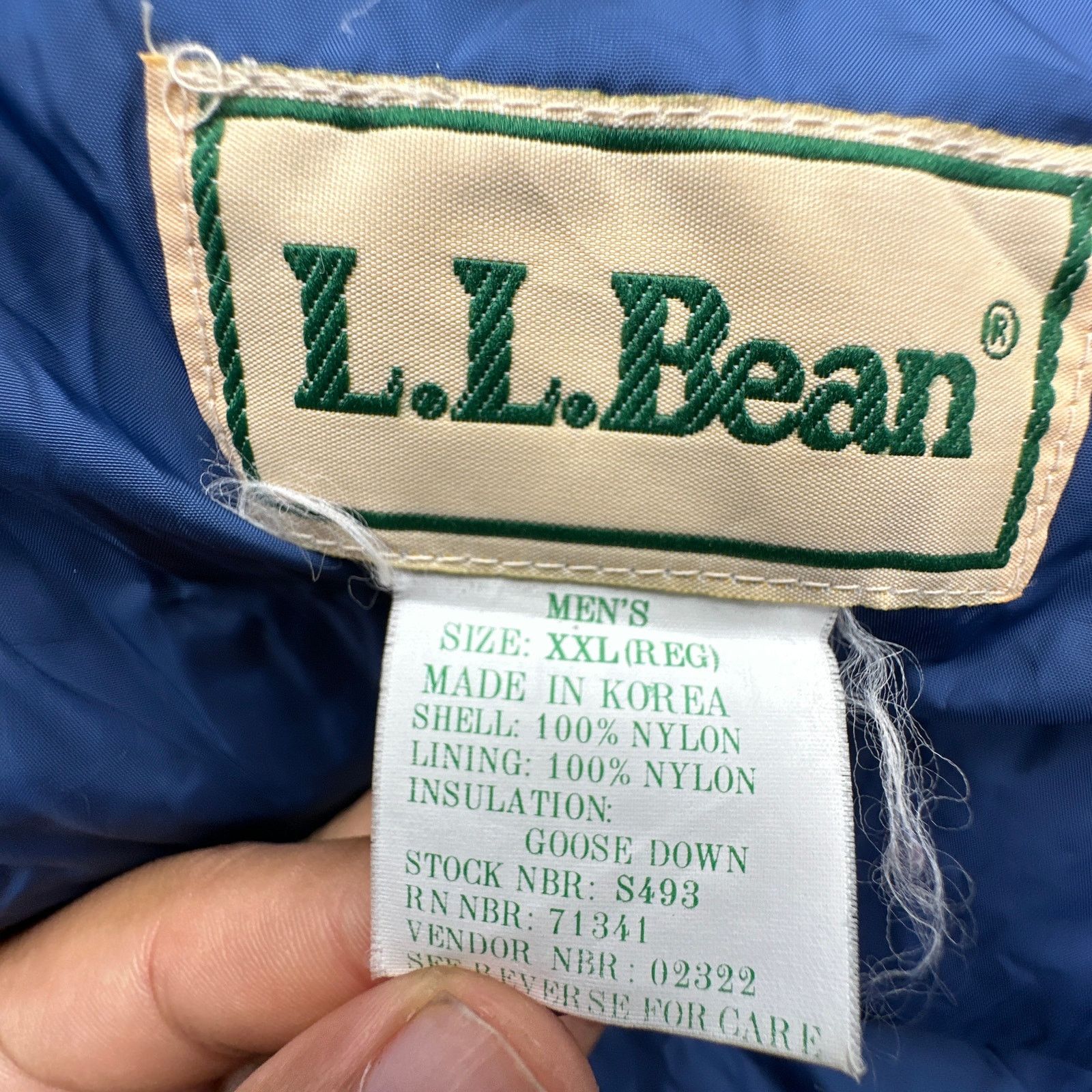 L.L. Bean VTG 90s LL Bean Goose Down Snap Button Puffer Jacket Men XXL Size US XXL / EU 58 / 5 - 2 Thumbnail