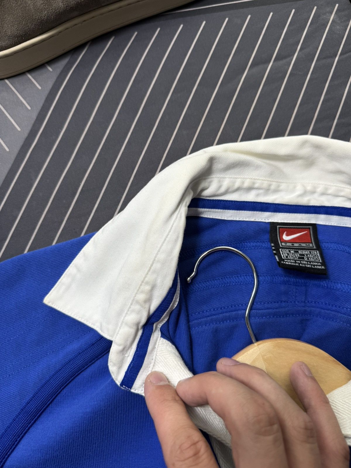 Nike Vintage 90s Nike France Rugby Union Rugby Jersey Long Sleeve Size US M / EU 48-50 / 2 - 16 Thumbnail