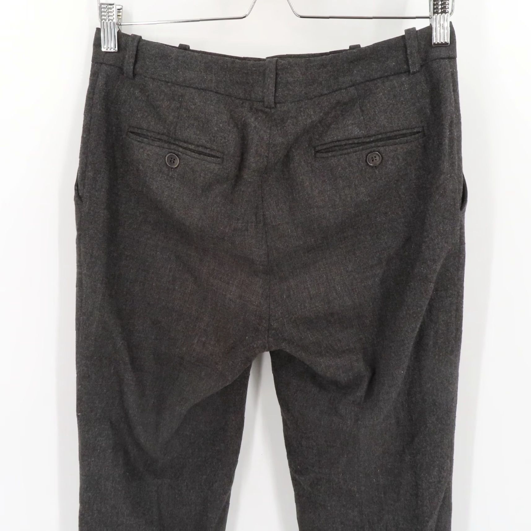 Michael Kors Michael Kors Collection Womens Pants Dress Pants Gray Wool Blend Has Pockets Italy 4 Womens Size 27" / US 4 / IT 40 - 5 Thumbnail