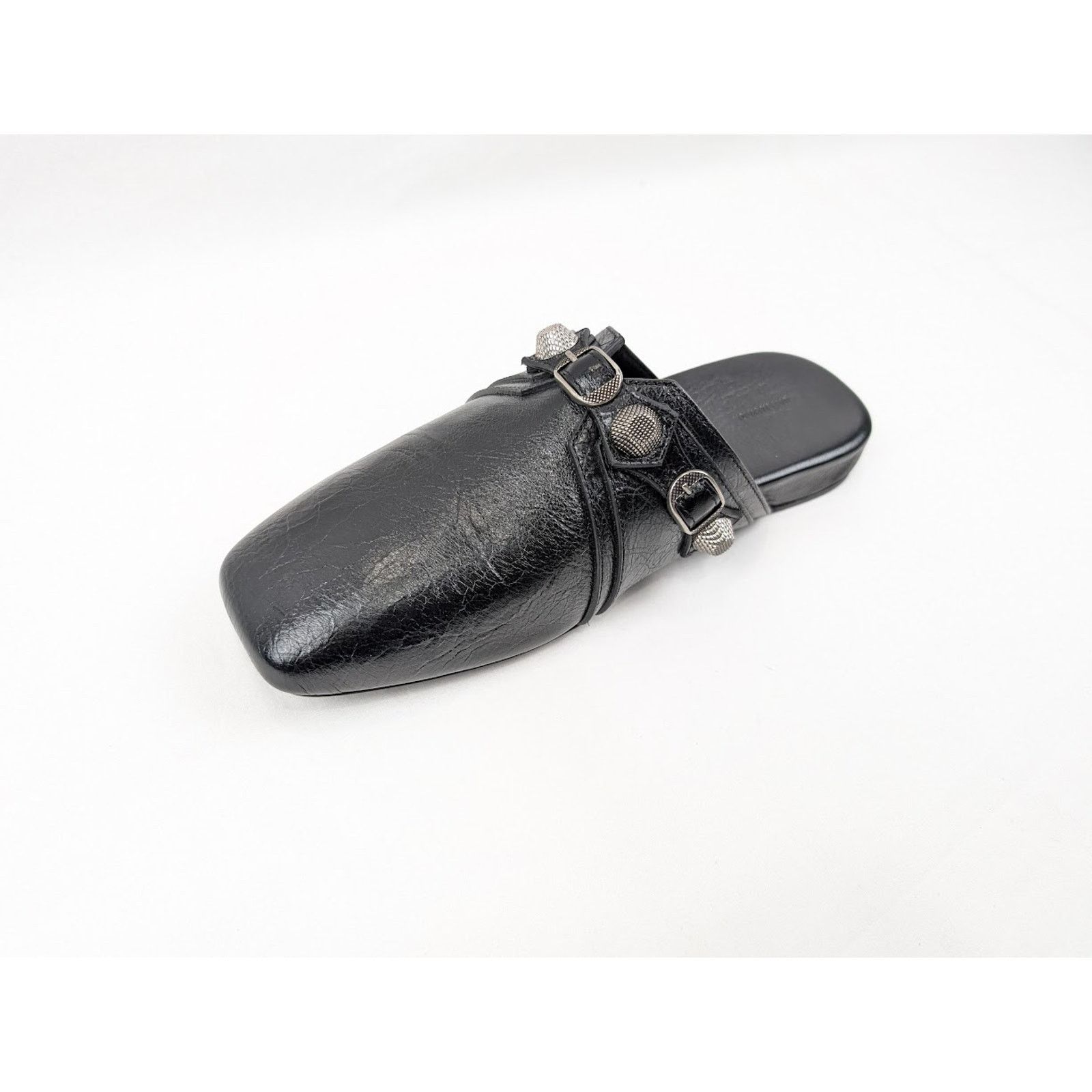 Balenciaga o1rshd1 Q:2 / Cosy Cagole F005 Arena Mules in Black/Aged Size US 13 / EU 46 - 8 Thumbnail