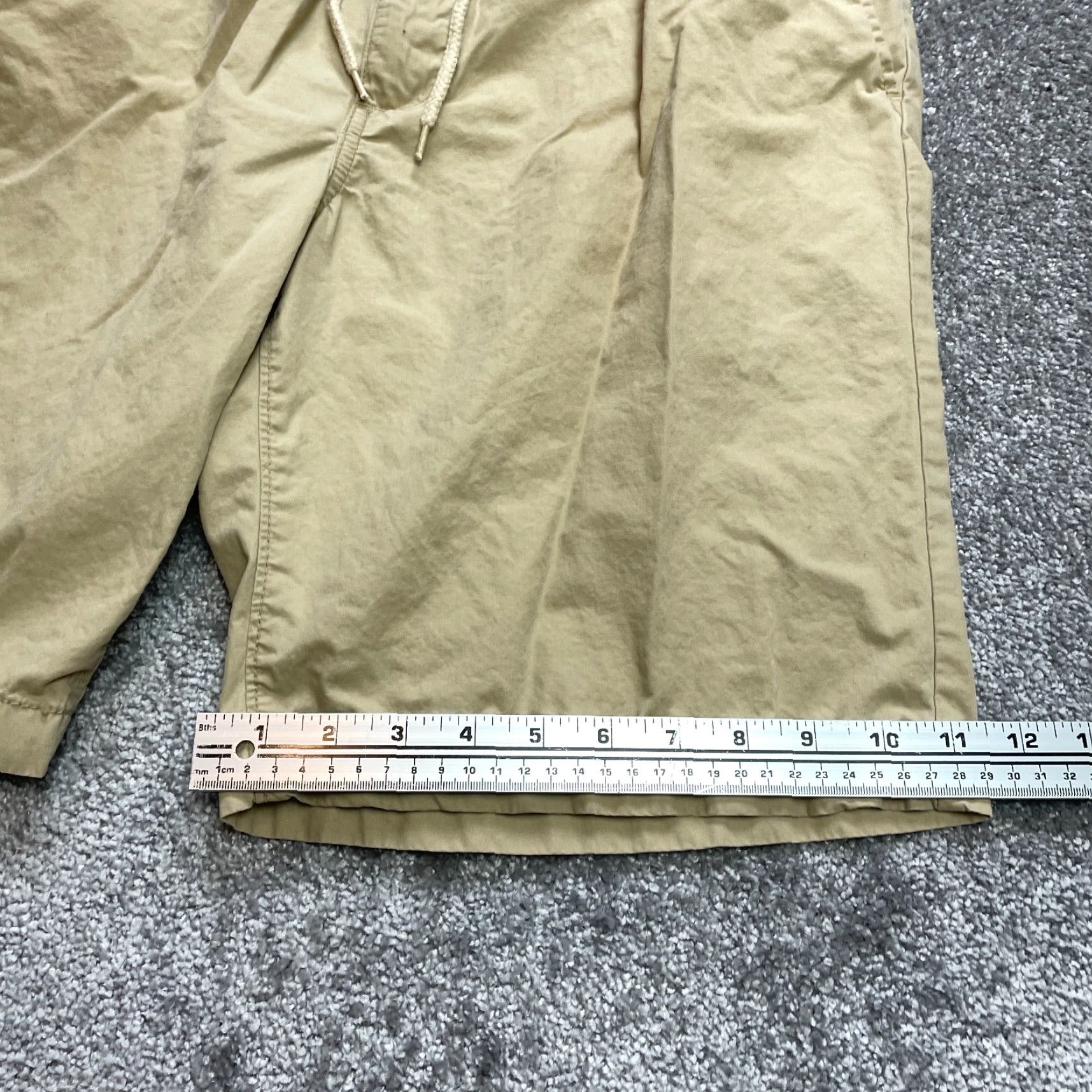 Vintage G & M Sweat Shorts Womens 36 Brown Drawstring Pockets 100% Cotton Regular Inseam 10 in Front Flat Front Casual Size 24" / US 00 / IT 34 - 2 Thumbnail