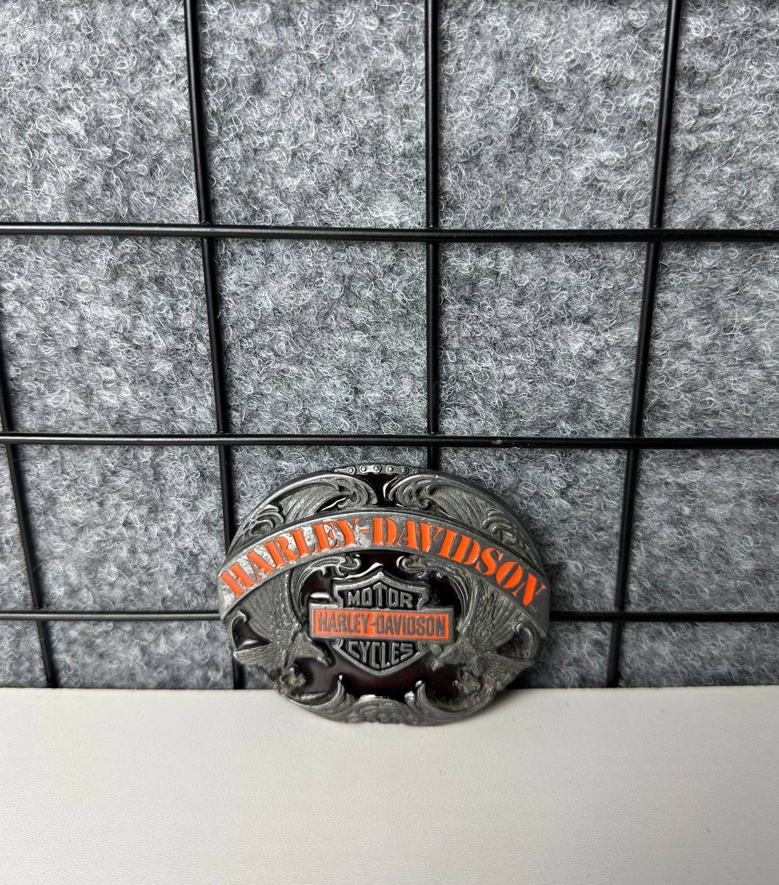 Vintage Harley Davidson belt buckle rider 1991 Size ONE SIZE - 1 Thumbnail