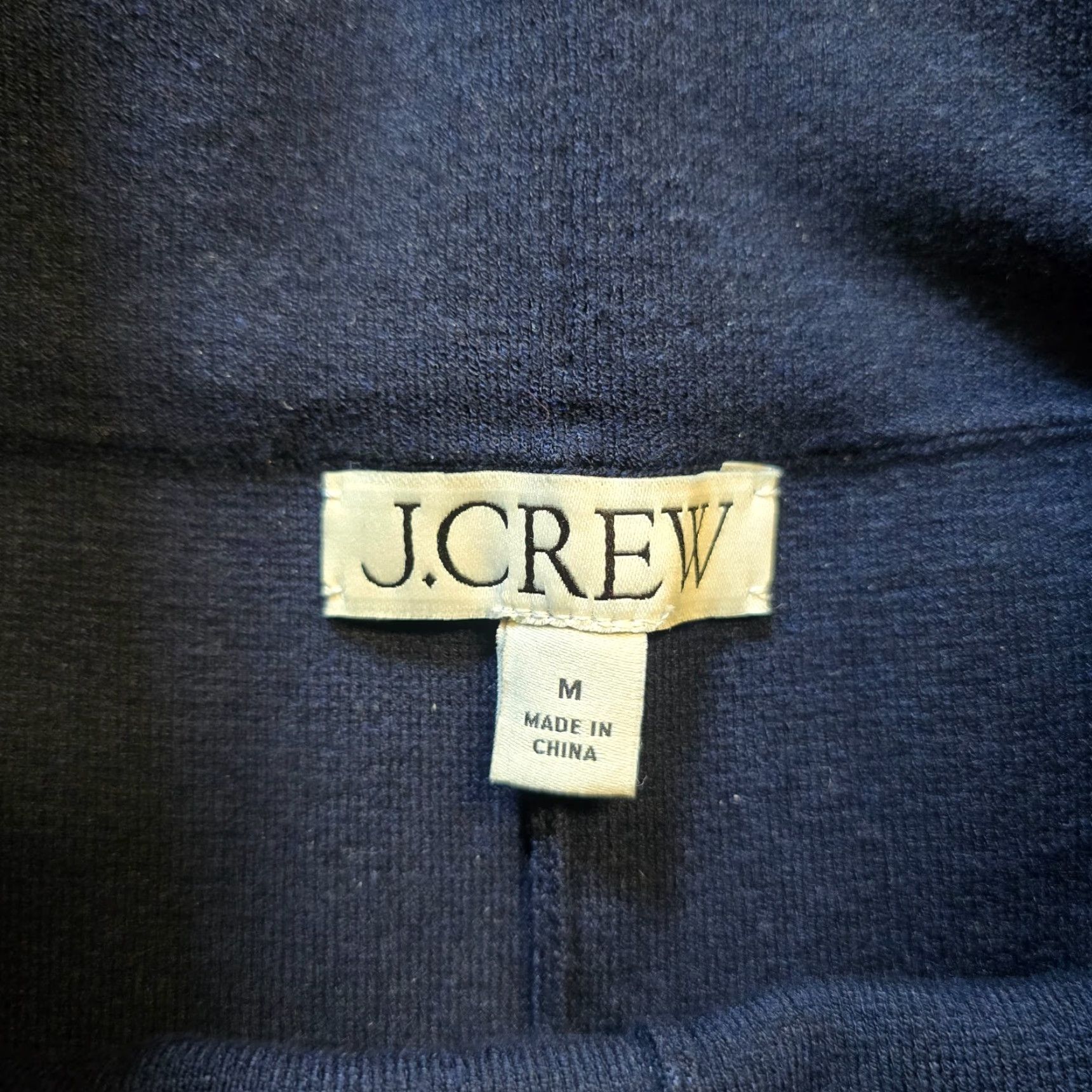 J.Crew J. Crew Pants Womens Medium Blue Knit Wide-Leg Pull On Ankle Waist 28in Inseam 27in Capable Casual Career Size 32" / US 10 / IT 46 - 3 Thumbnail