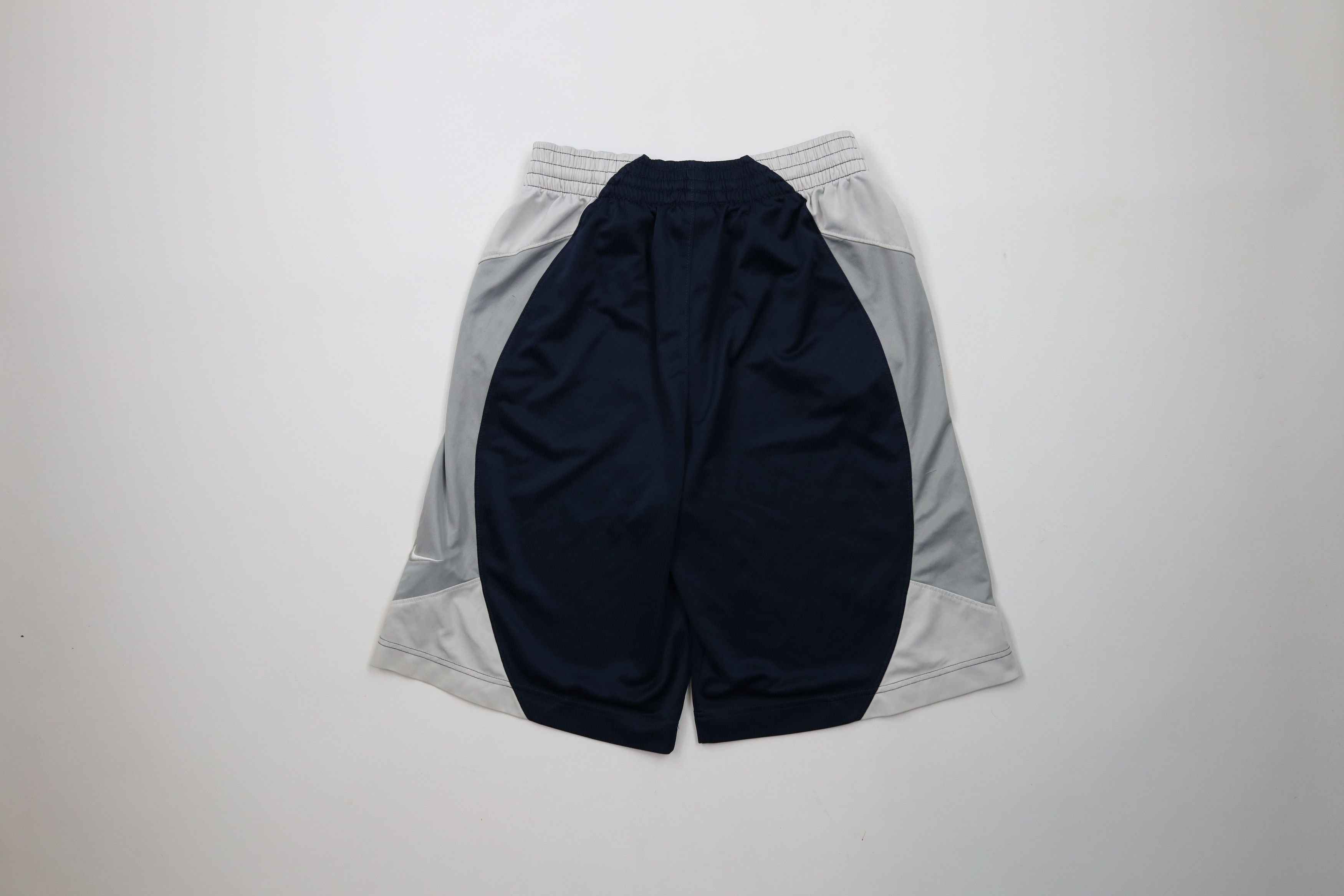 Nike × Vintage Vintage Y2K Nike Basketball Mini Swoosh Gym Shorts Blue Size US 30 / EU 46 - 10 Thumbnail