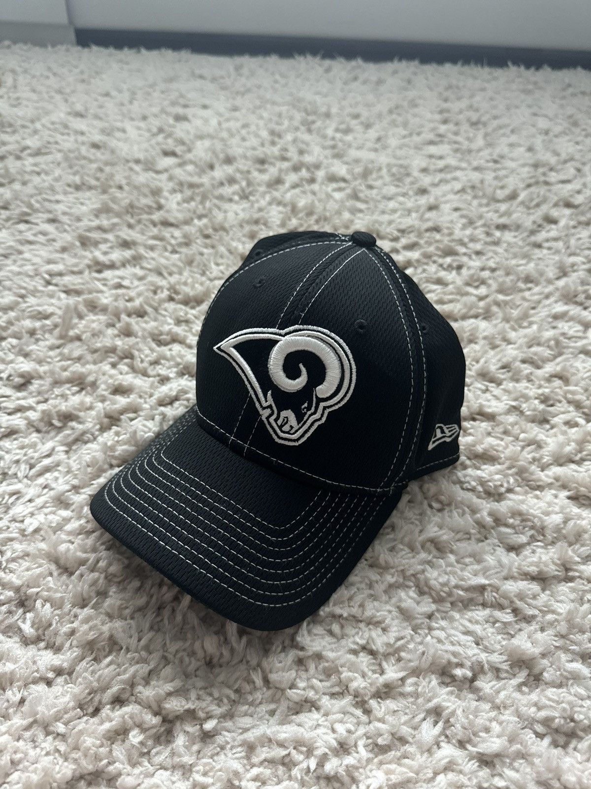 New Era New Era Los Angeles Rams Cap Black Size ONE SIZE - 1 Thumbnail