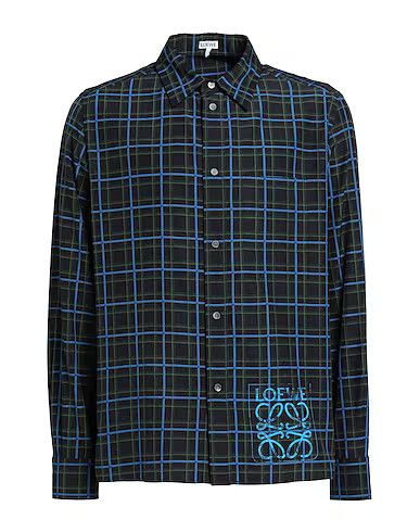 Loewe o1mris0824 Check Shirt in Dark Grey Size US XXS / EU 40 - 1 Thumbnail