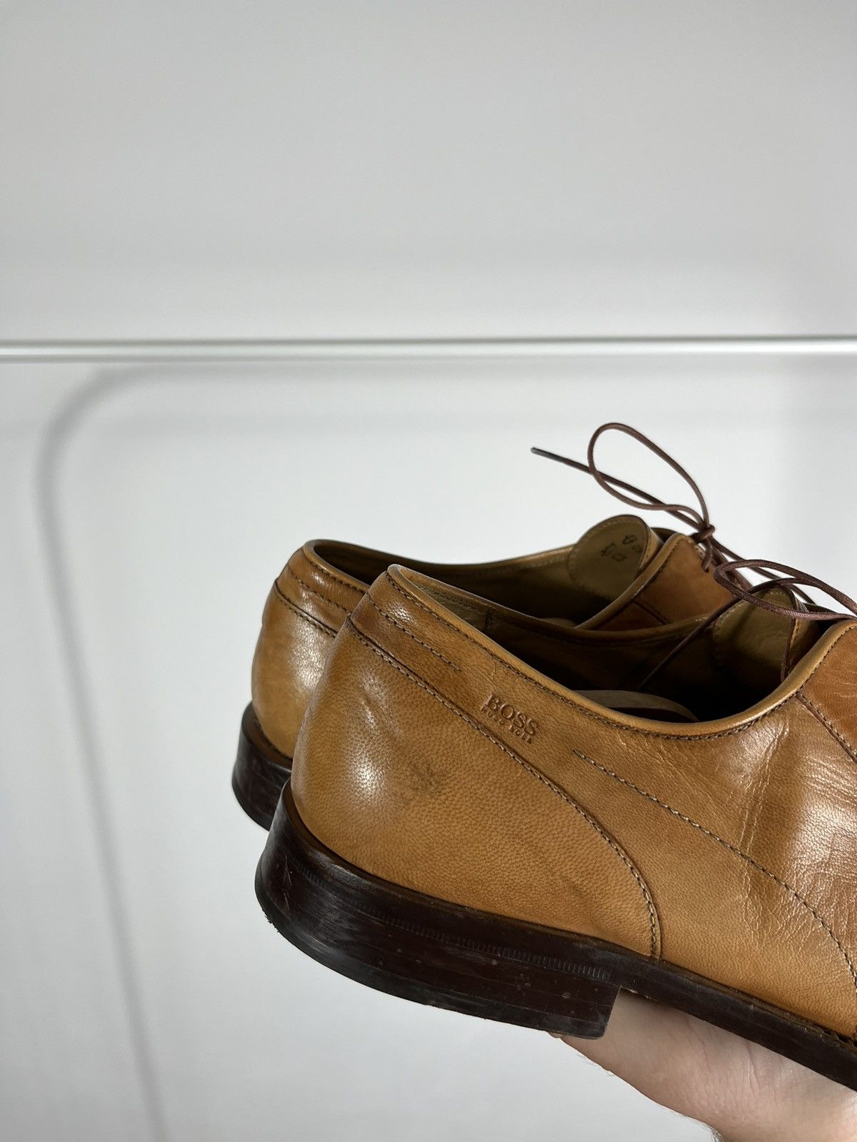 Hugo Boss × Leather × Vintage Vintage Brown Boots Classic Leather Classy Casual Shoes Size US 10 / EU 43 - 4 Thumbnail