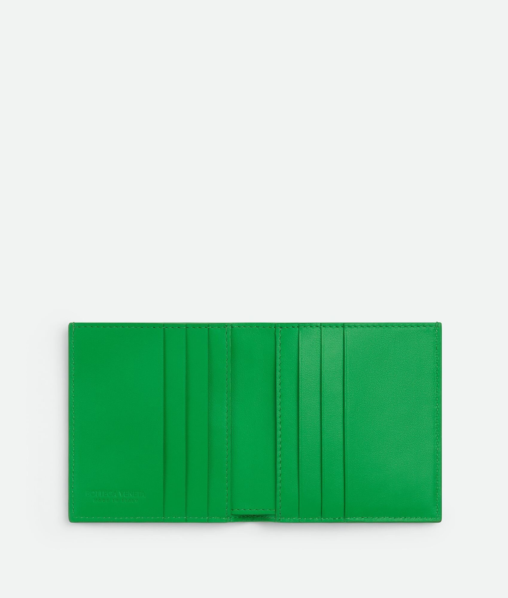 Bottega Veneta o1lf3ng11025 Size:OS / Cassette Slim Bi-Fold Wallet in Green Size ONE SIZE - 2 Thumbnail