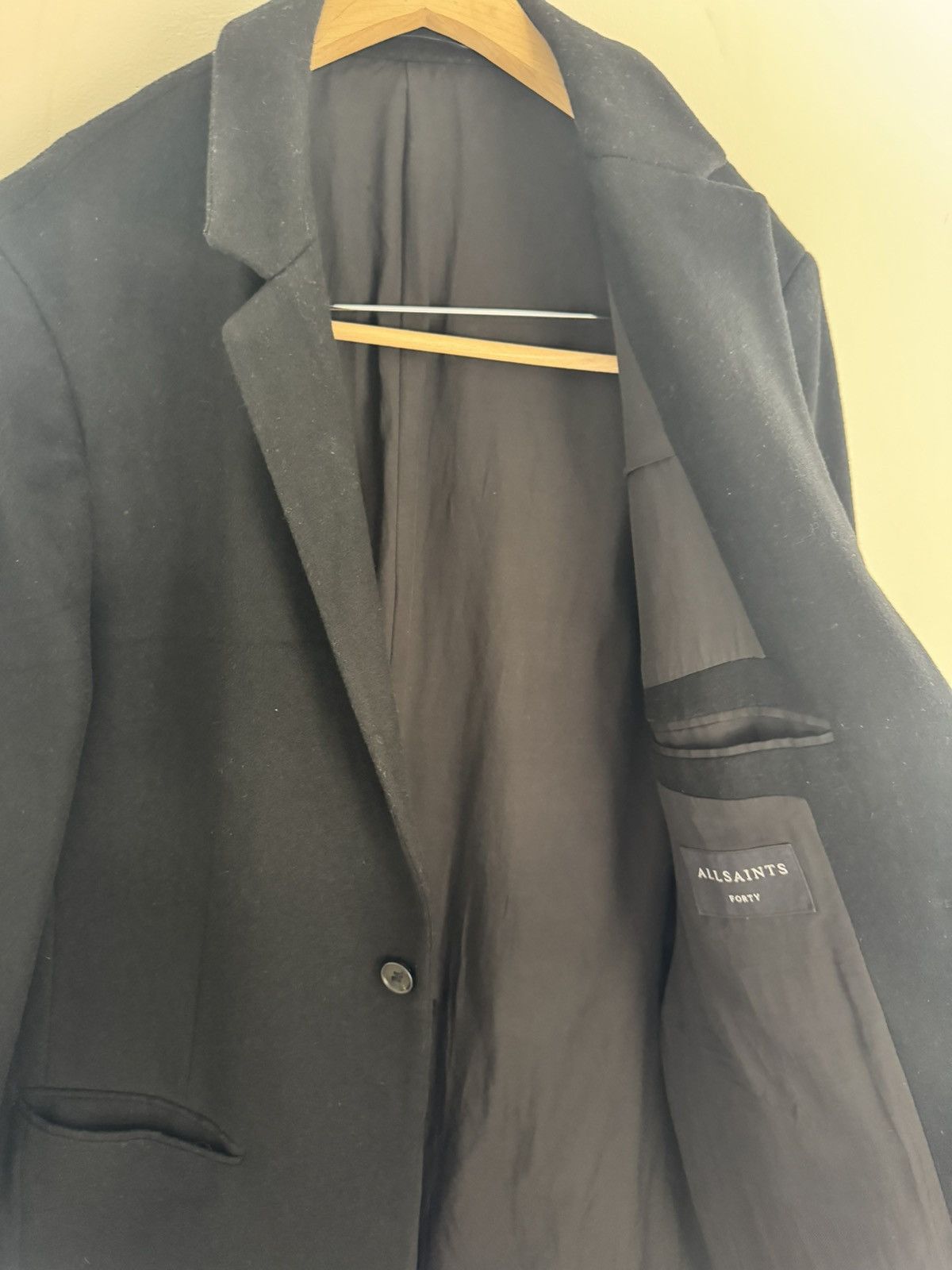 Allsaints Wool long coat Size US L / EU 52-54 / 3 - 2 Thumbnail