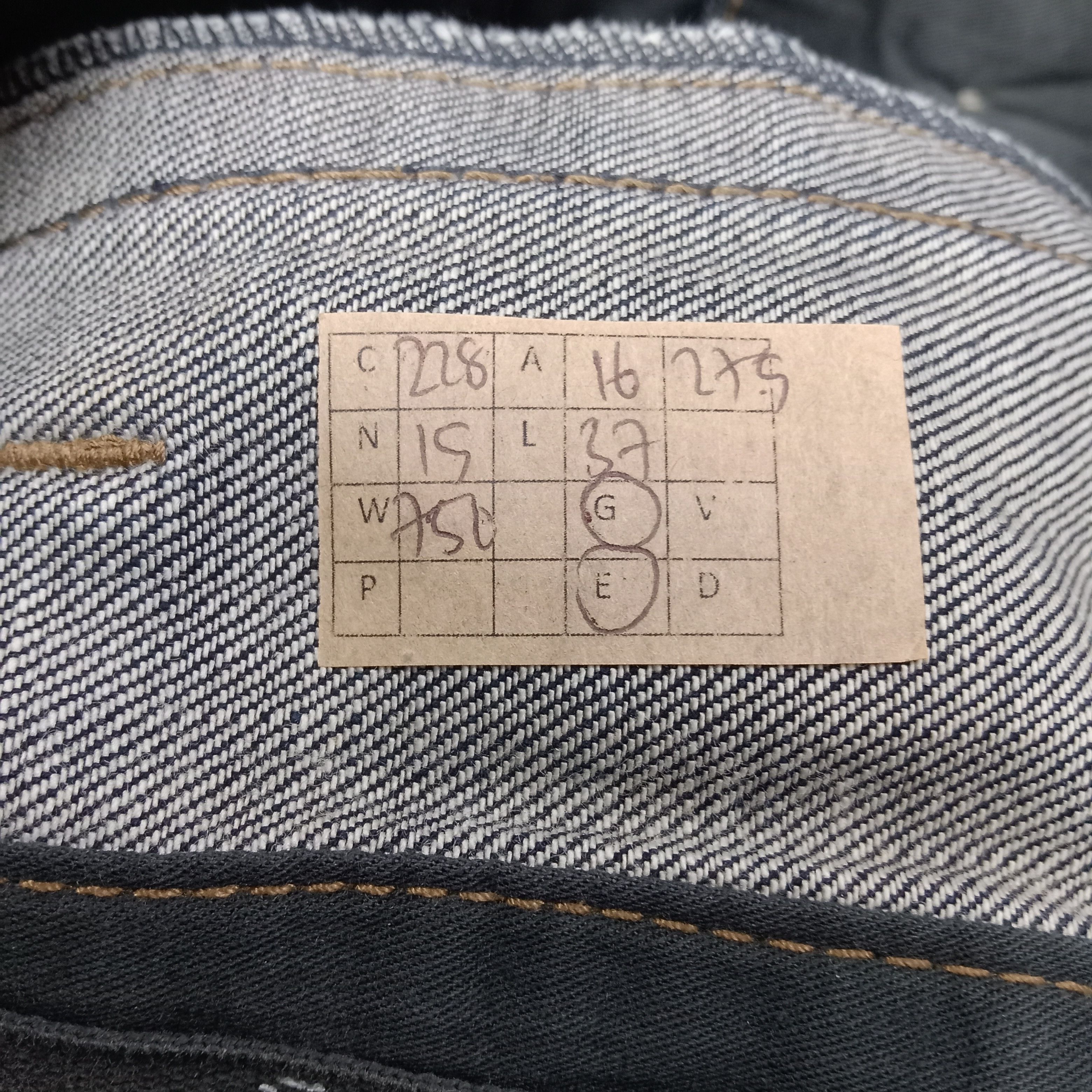 G-Star G-Star Raw Japanese Brand Bikers Denim Jeans C228N15 Size US 32 / EU 48 - 18 Thumbnail