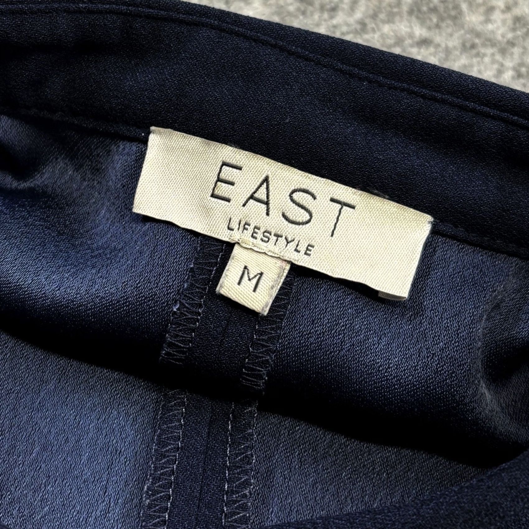 Vintage East lifestyle Oversized Top Medium Navy Short Sleeve Women’s Oversized Boxy Top M Navy Blue Size M / US 6-8 / IT 42-44 - 6 Thumbnail
