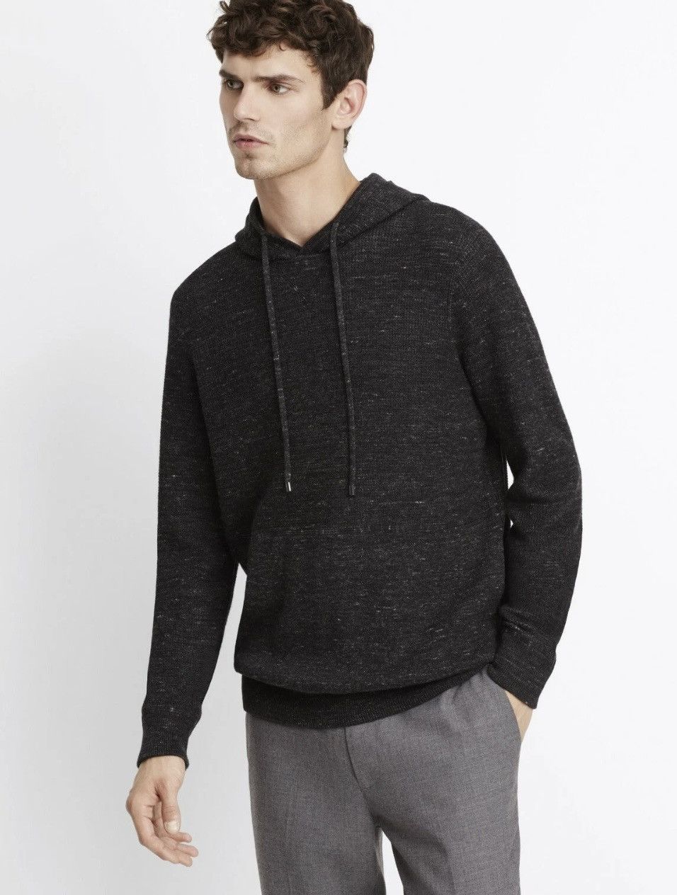 Vince Vince Jaspe raglan long sleeve hoodie in a charcoal gray M Size US M / EU 48-50 / 2 - 1 Thumbnail