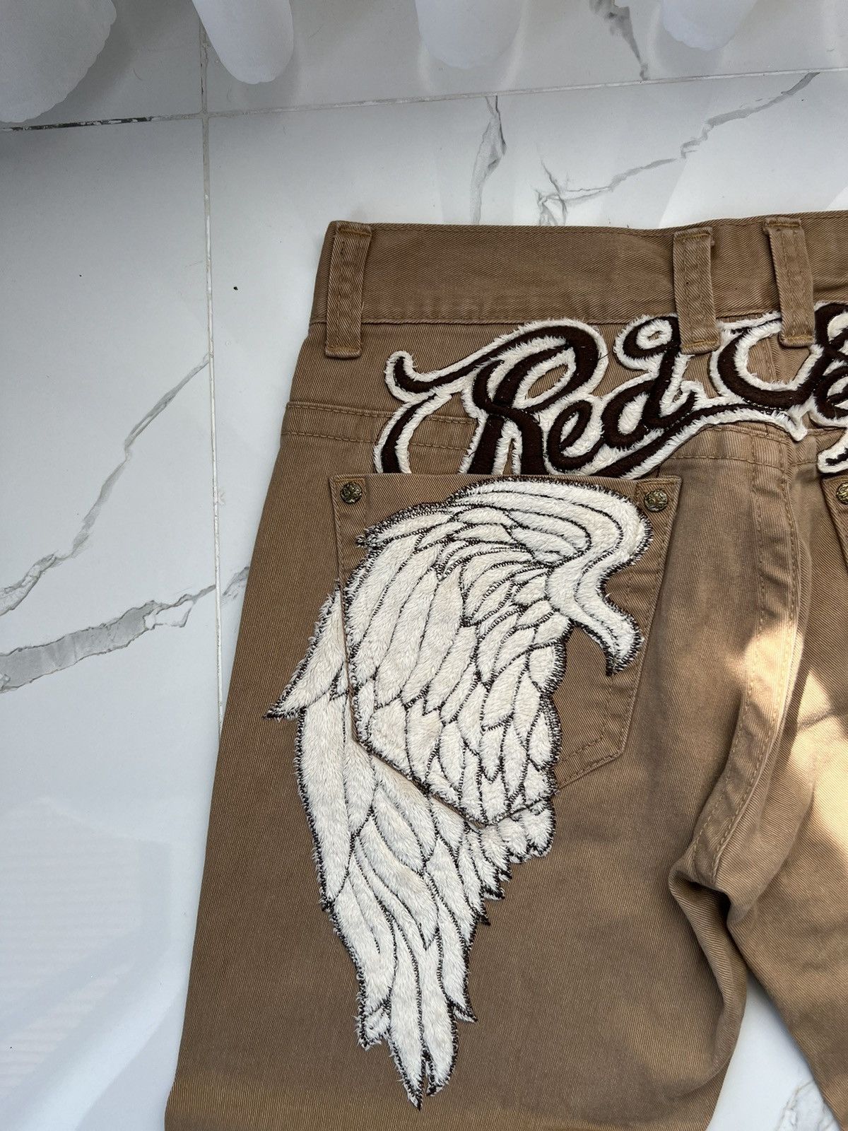 Japanese Brand 90's RARE RED PEPPER WINGS JAPAN PANTS Y2K AVANT-GARDE Size US 31 - 4 Thumbnail