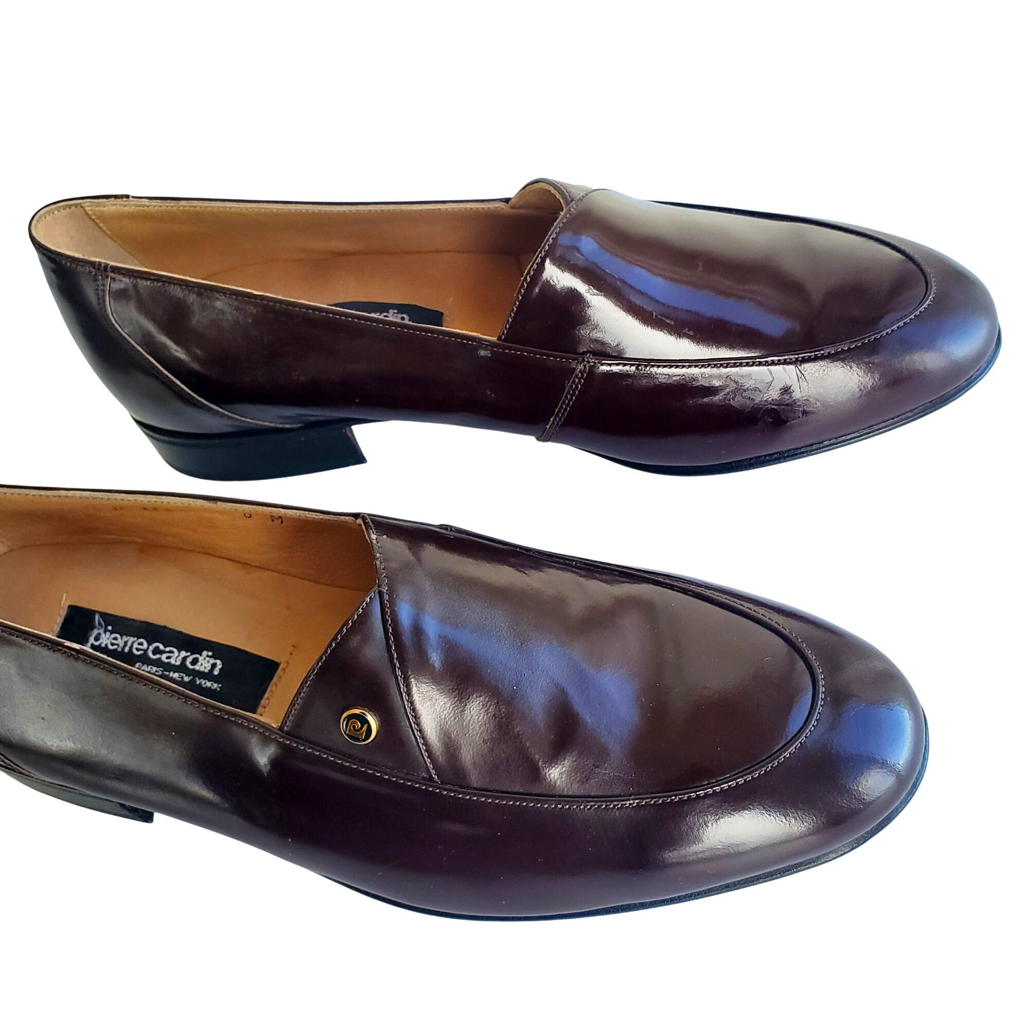 Pierre Cardin Pierre Cardin 70s Men Size 8 Brown Patent Leather Slip On Sh Size US 8 / EU 41 - 1 Thumbnail