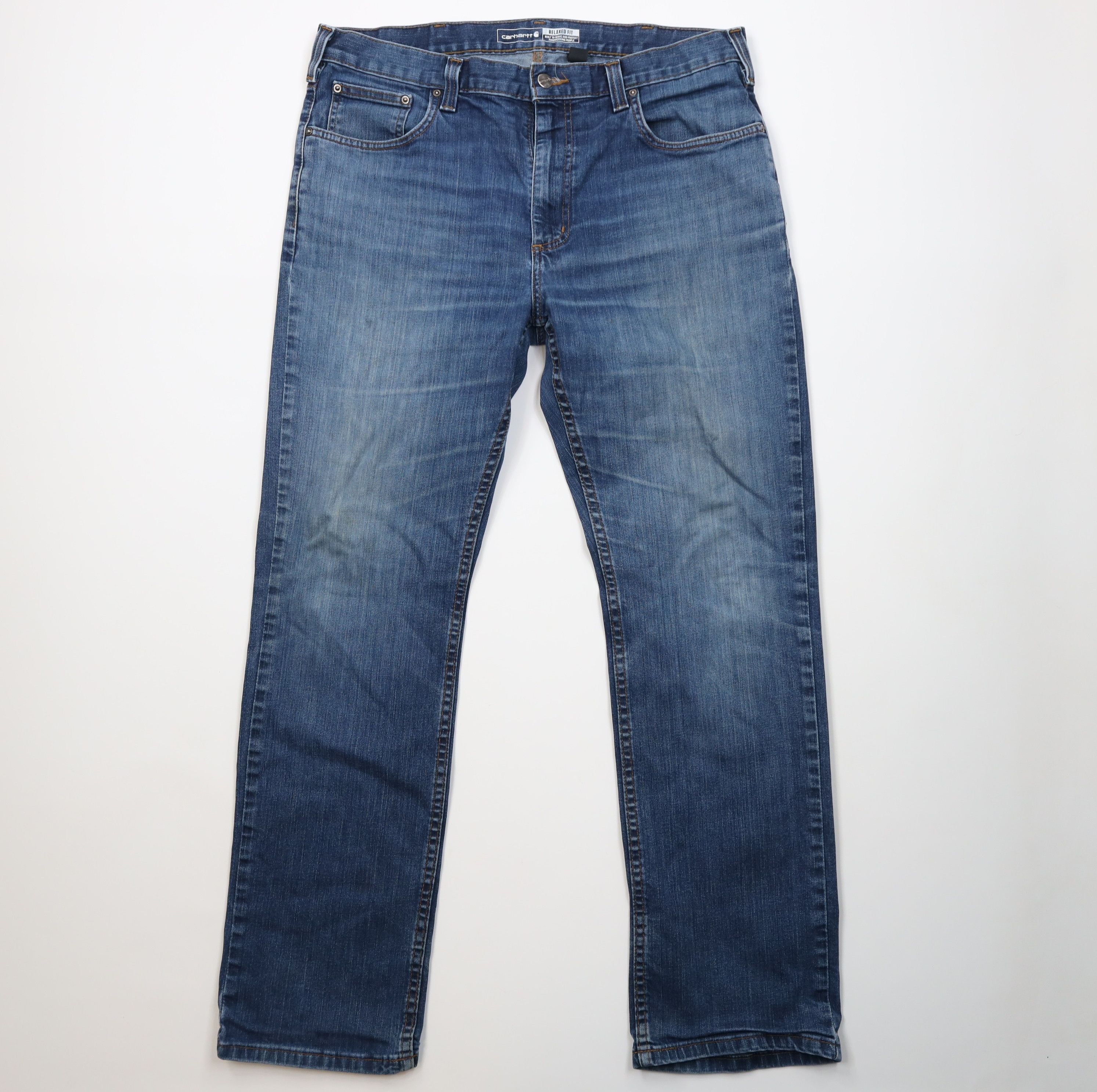 Carhartt Vintage Y2K Carhartt Relaxed Fit Wide Leg Denim Jeans Blue Size US 36 / EU 52 - 1 Thumbnail