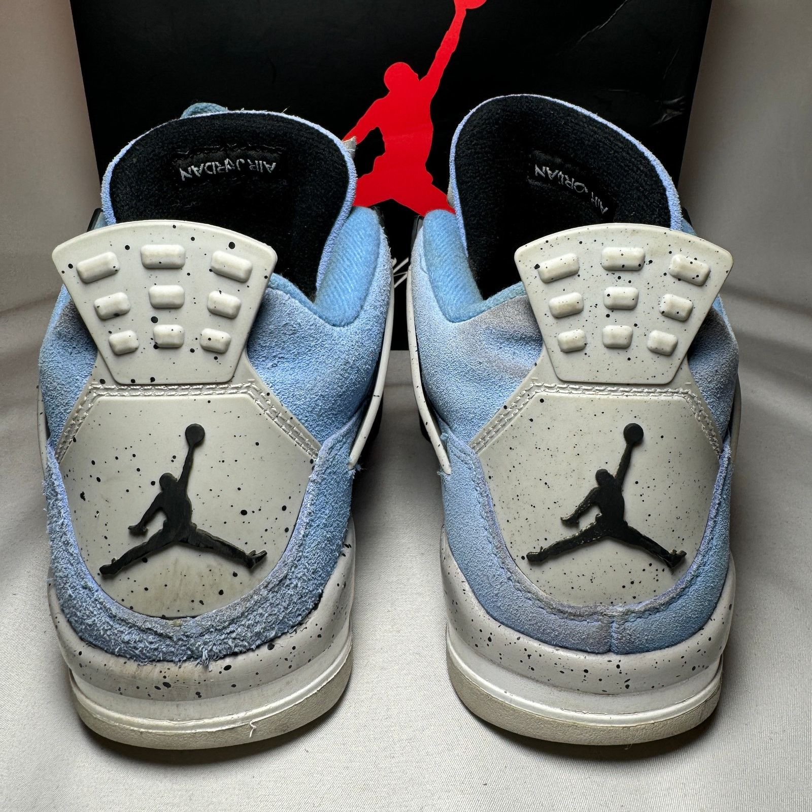 Jordan Brand × Nike Size 7 Nike Air Jordan 4 Retro GS University Blue Men Shoes Size US 7 / EU 40 - 6 Thumbnail