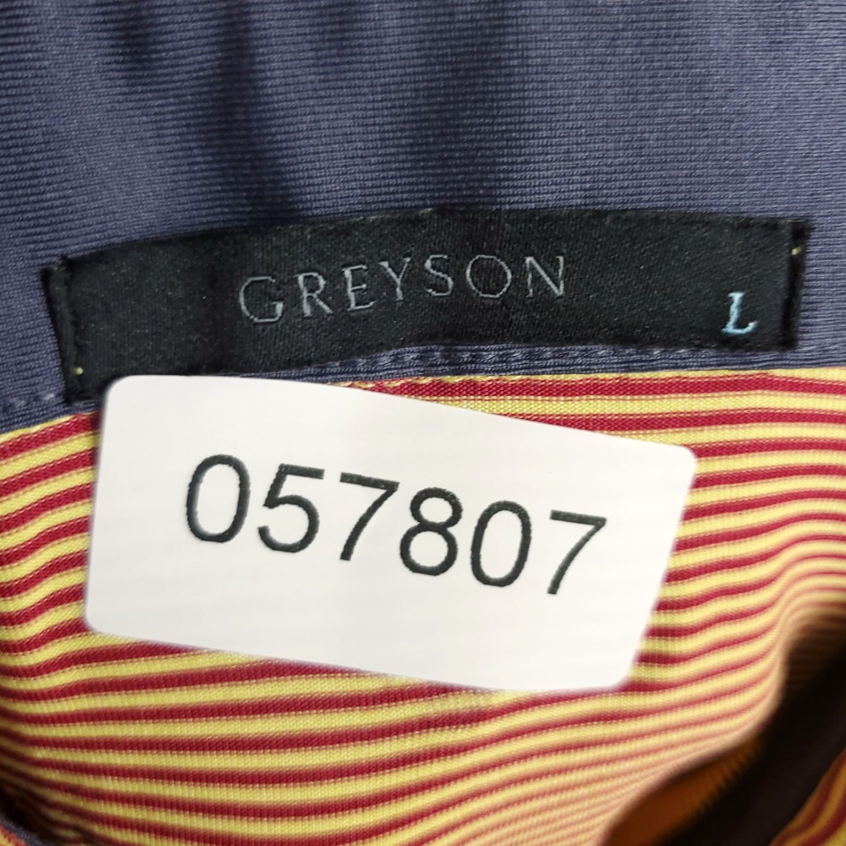 Vintage Greyson Polo Shirt Mens L Red Striped Logo Golf Short Sleeve Polo Size US L / EU 52-54 / 3 - 8 Thumbnail