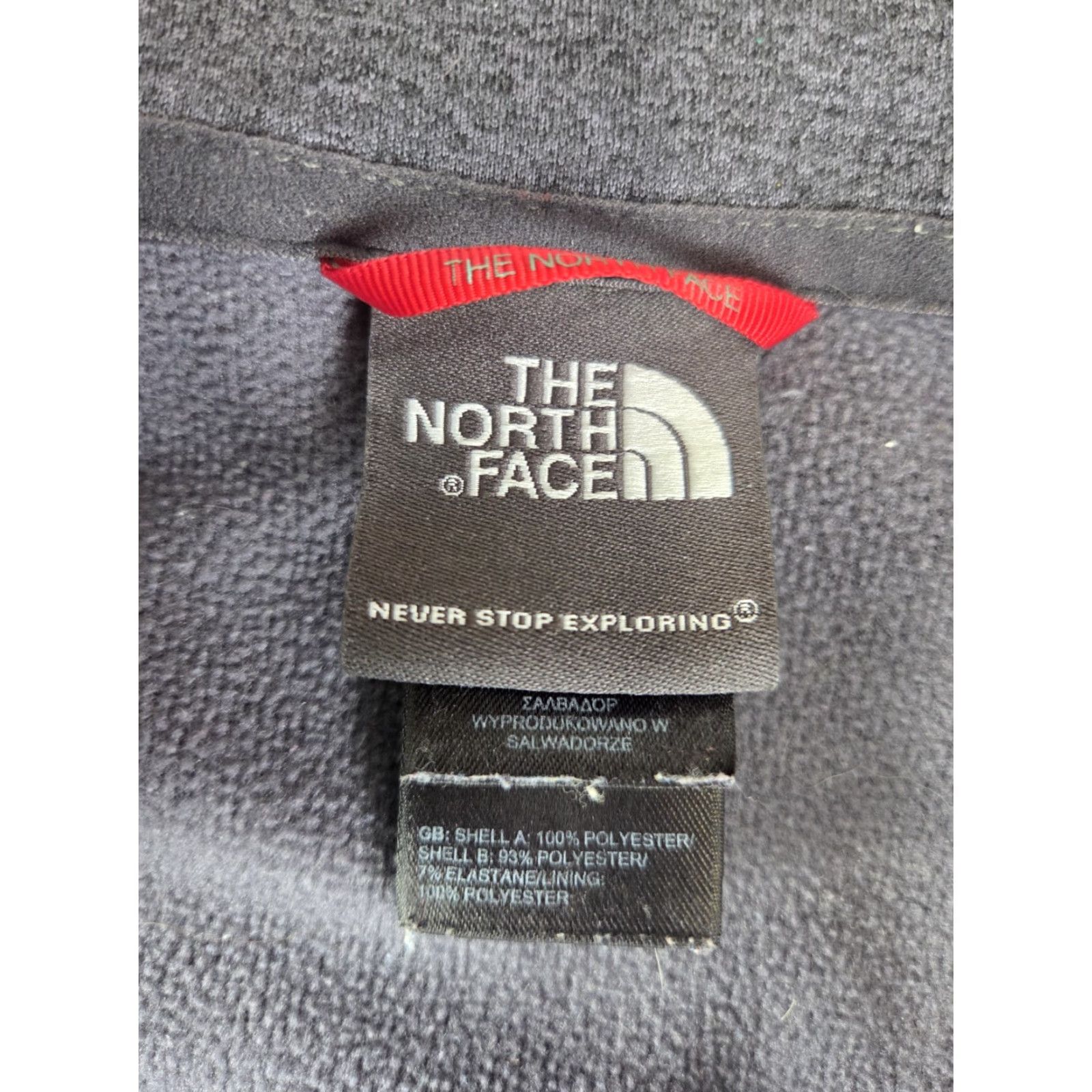 The North Face The North Face Men's Pullover Jacket 1/4 Zip M Gray Polyester Zippered Jacket Size US M / EU 48-50 / 2 - 4 Thumbnail
