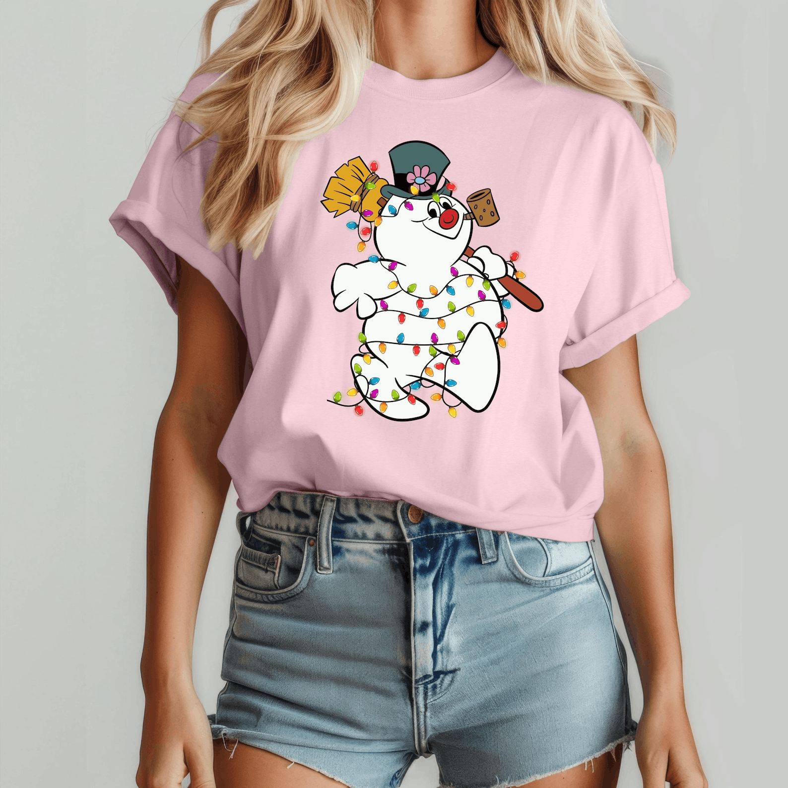 Other Cute Snowman Christmas Shirt | Xmas Snowman Shirt Size M / US 6-8 / IT 42-44 - 2 Thumbnail