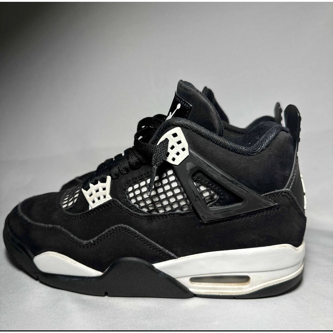 Size 5.5 - Nike Air Jordan 4 Retro White Thunder Men's Shoes