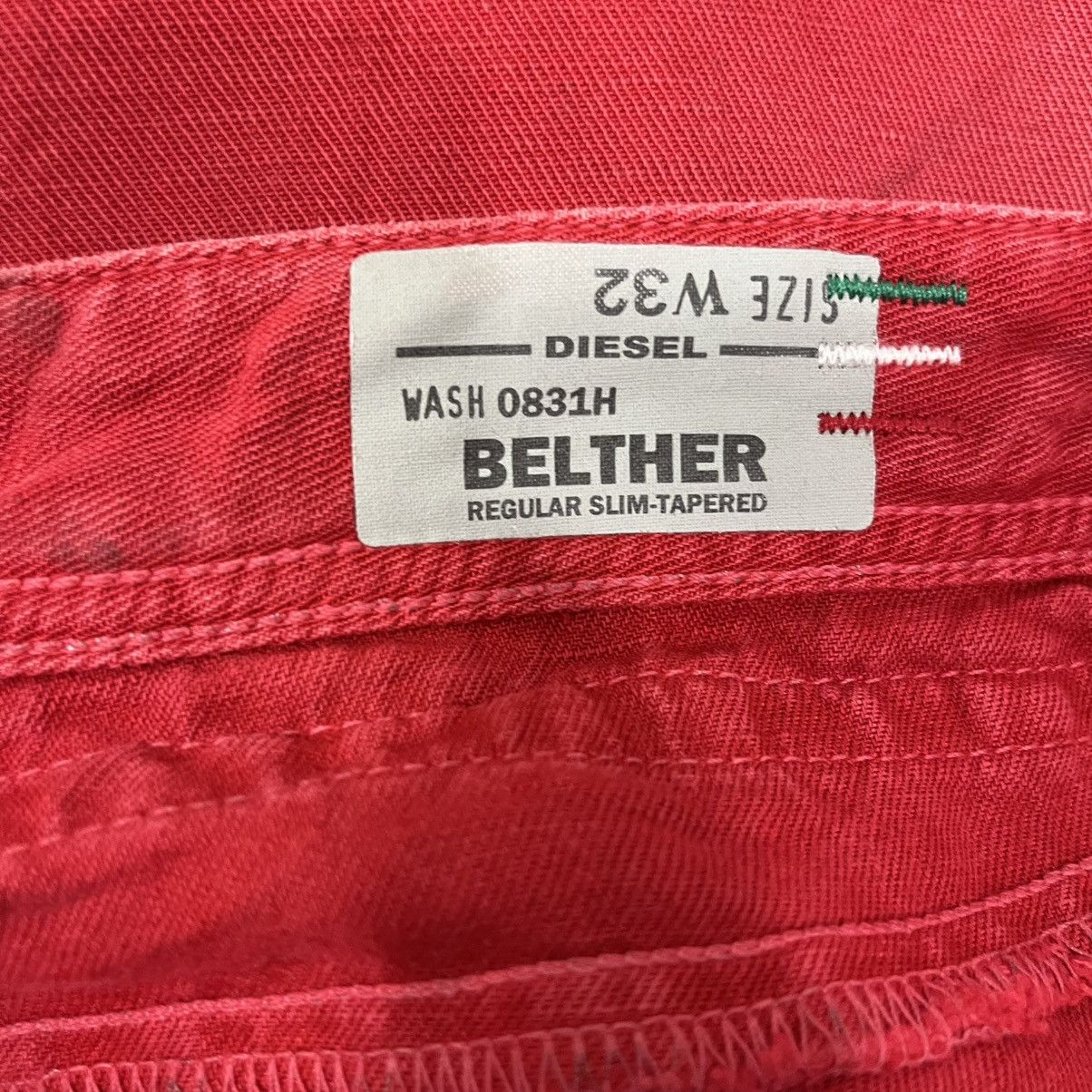 Diesel Vintage Diesel Italian Designer Avant Garde Denim Jeans Size US 34 / EU 50 - 23 Thumbnail