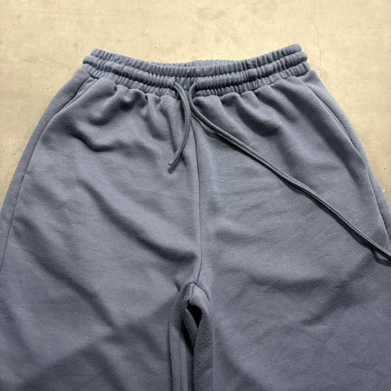 Vintage Crazy Vintage Y2K/2000s Super Baggy Wideleg Light Blue Sweatpants! Size US 28 / EU 44 - 3 Thumbnail