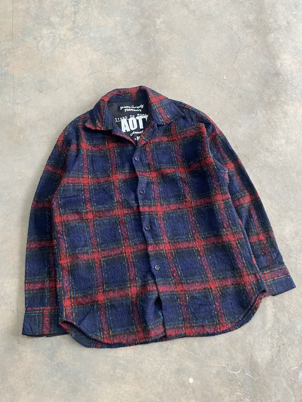 Japanese Brand × Vintage 72606102 GARMENTS MOHAIR SHIRT LS STREETWEAR Size US M / EU 48-50 / 2 - 4 Thumbnail