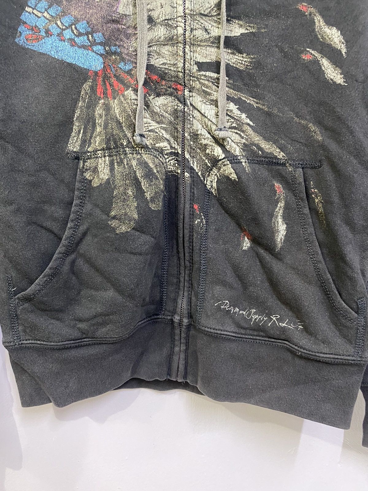 Denim & Supply Ralph Lauren 💥APACHE DENIM AND SUPPLY RAPLH LAUREN ZIPPER UP HOODIE Size US XS / EU 42 / 0 - 6 Thumbnail