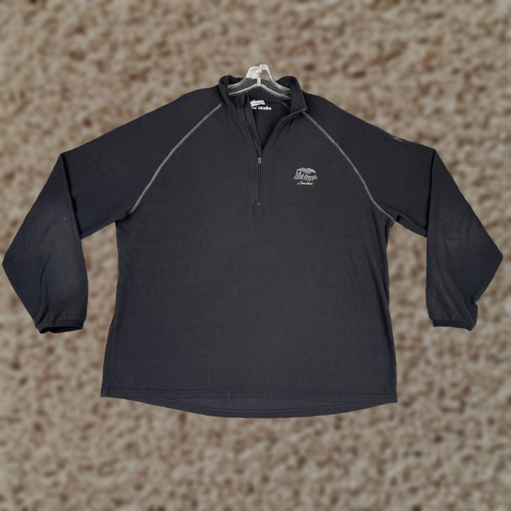 Under Armour Under Armour Pullover Mens Large Black 1/4 Zip Lanikai Mid-Pacific Country Club Polo Shirt? Size US L / EU 52-54 / 3 - 1 Thumbnail
