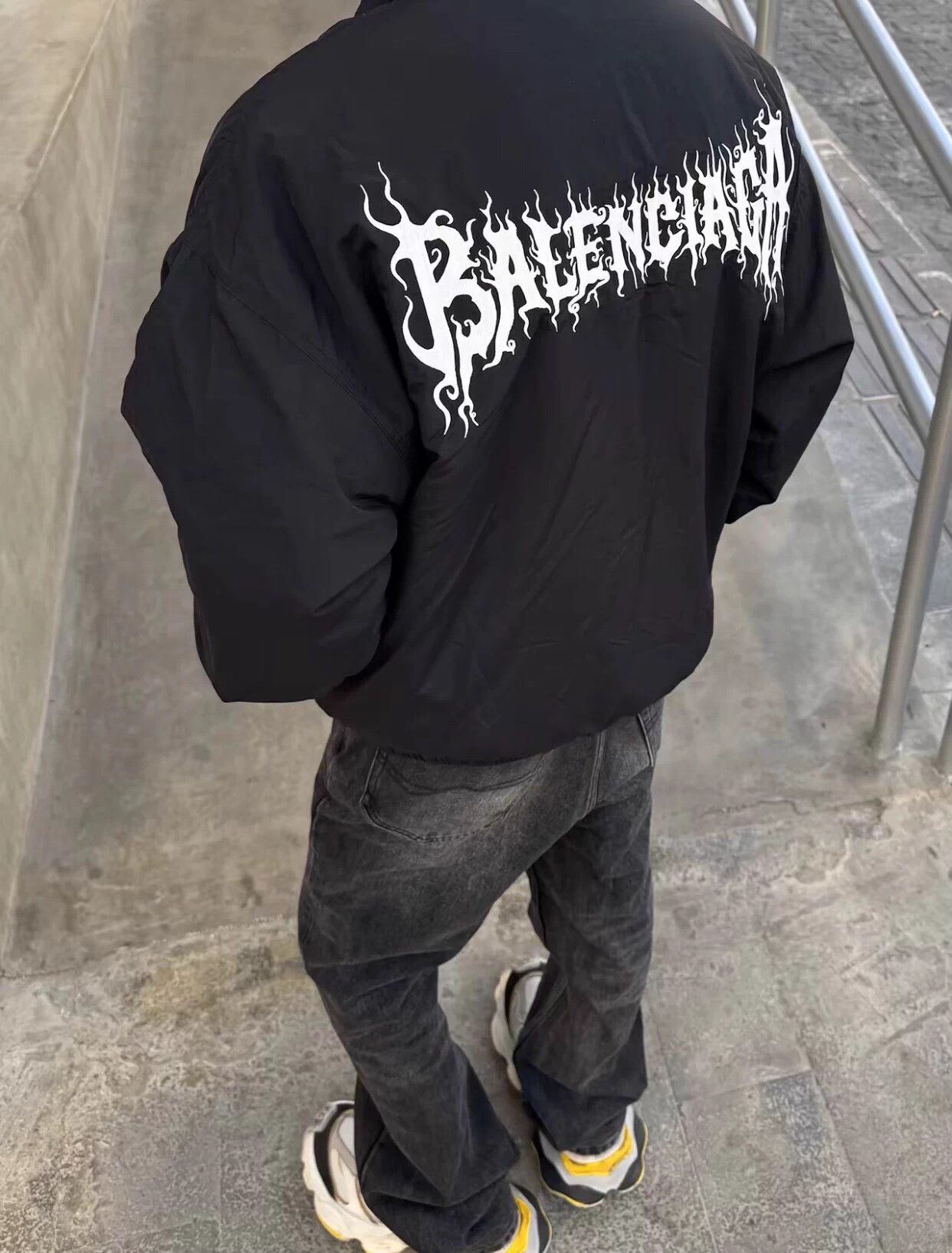 Balenciaga Balenciaga Dragon Year DiyMental graff nylon XS jacket Size US XS / EU 42 / 0 - 2 Thumbnail
