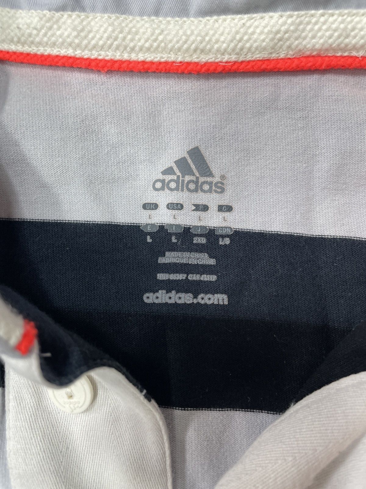 Adidas 🔥RARE🔥Adidas Rugby Union Vintage Y2K Polo Tee Rare 90s Size US L / EU 52-54 / 3 - 7 Thumbnail