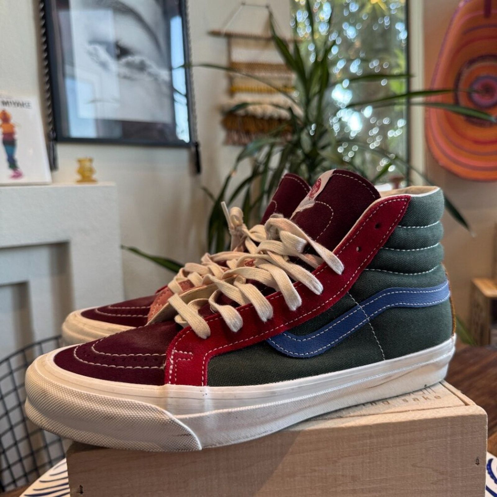 Vans Vans Vault OG Sk8-Hi LX Multicolor, Men’s 10.5 Used Good Con Size US 10.5 / EU 43-44 - 2 Thumbnail