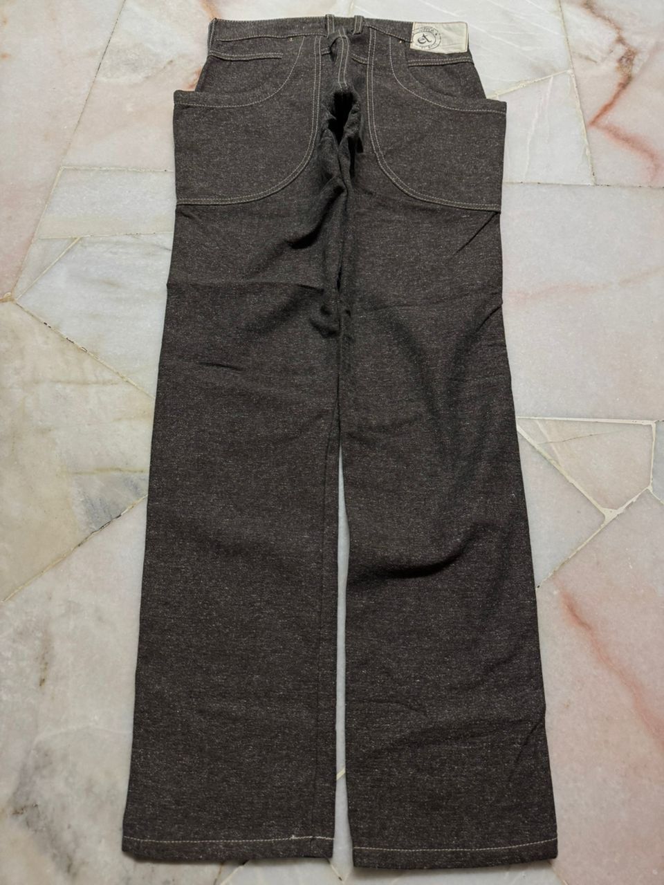 Beauty Beast 💥Sick💥Rare 90s Et NippoN Big Pocket Wool Brown Pants Japan Size US 27 - 16 Thumbnail