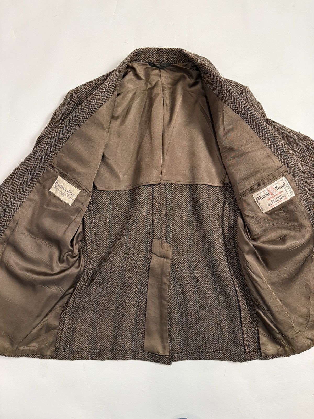 Harris Tweed Vintage Harris Tweed Blazer - Handwoven Scottish Wool Size 34R - 4 Thumbnail