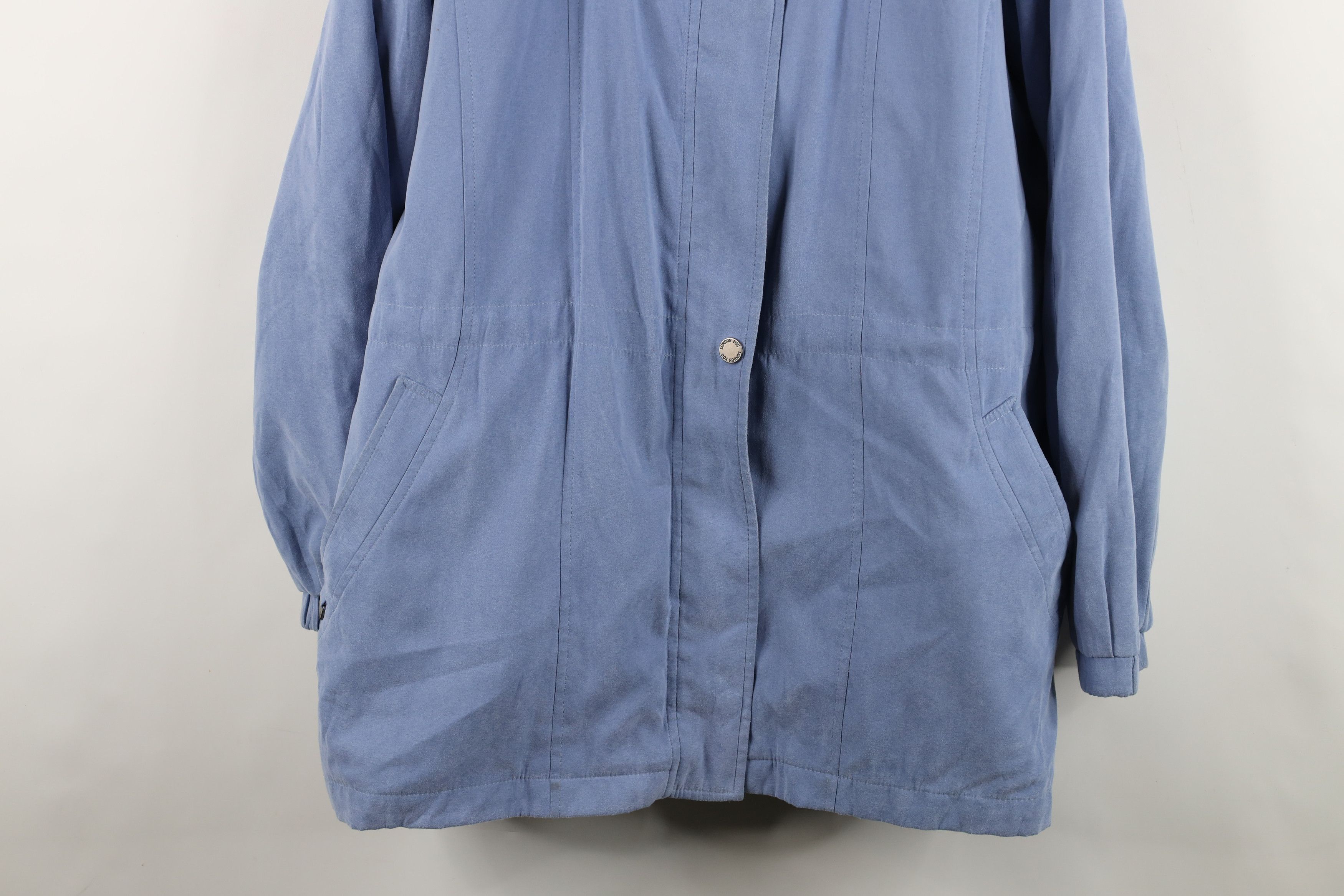 Vintage Vintage Streetwear Microfiber Full Zip Hooded Parka Jacket Size XL / US 12-14 / IT 48-50 - 3 Thumbnail